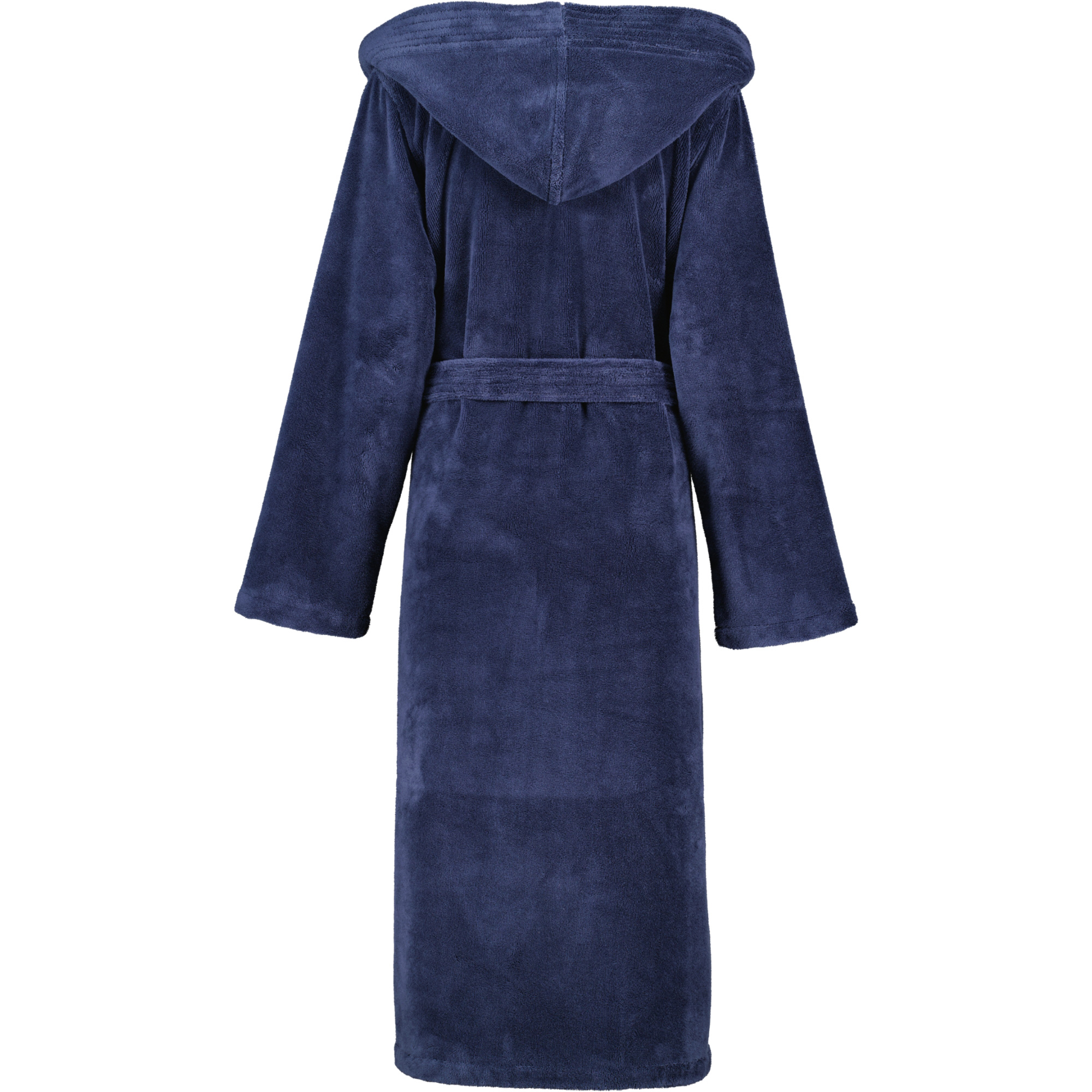 Cawö Damen Doubleface Kapuze-Bademantel 830 | 12 marine