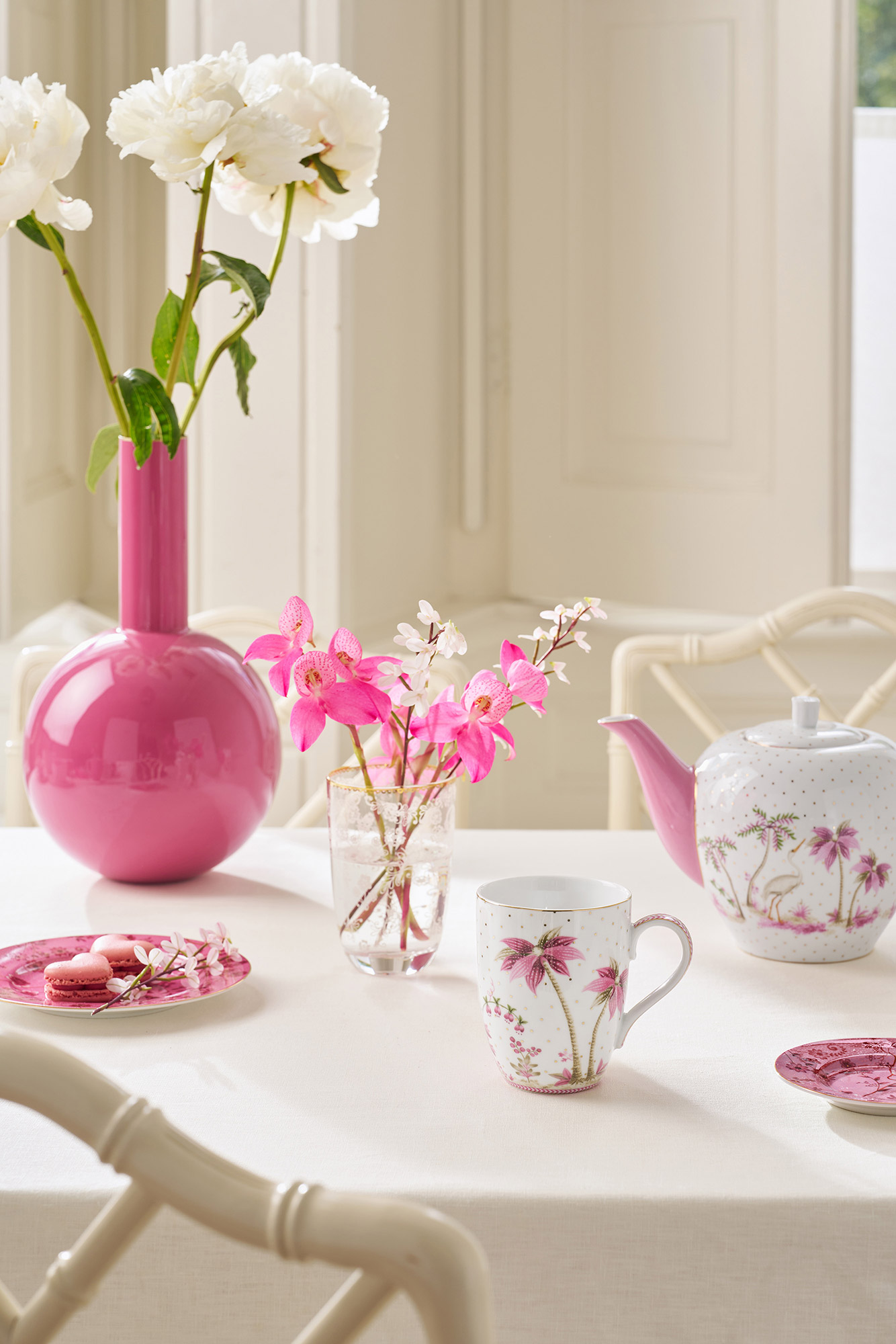 Pip Studio Tasse gross Jolie | gold pink