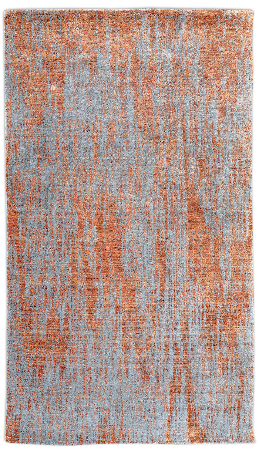 Thomas Teppich Handloom Jacquard Fine | Grey/Orange 200 x 300 cm