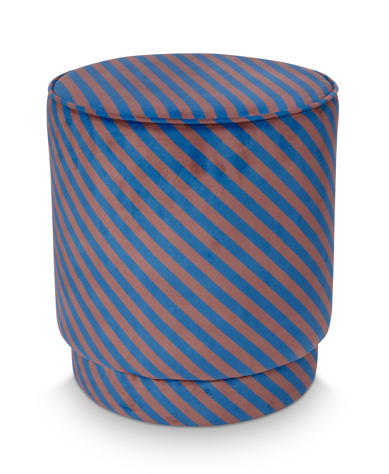 Pip Studio Pouf Sitzpouf Block Stripe | blau