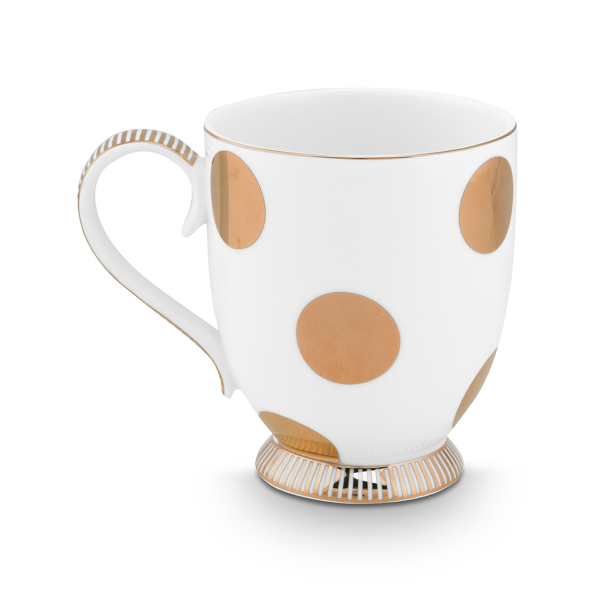 Pip Studio Tasse Gross Dot Delight | Weiss-Gold