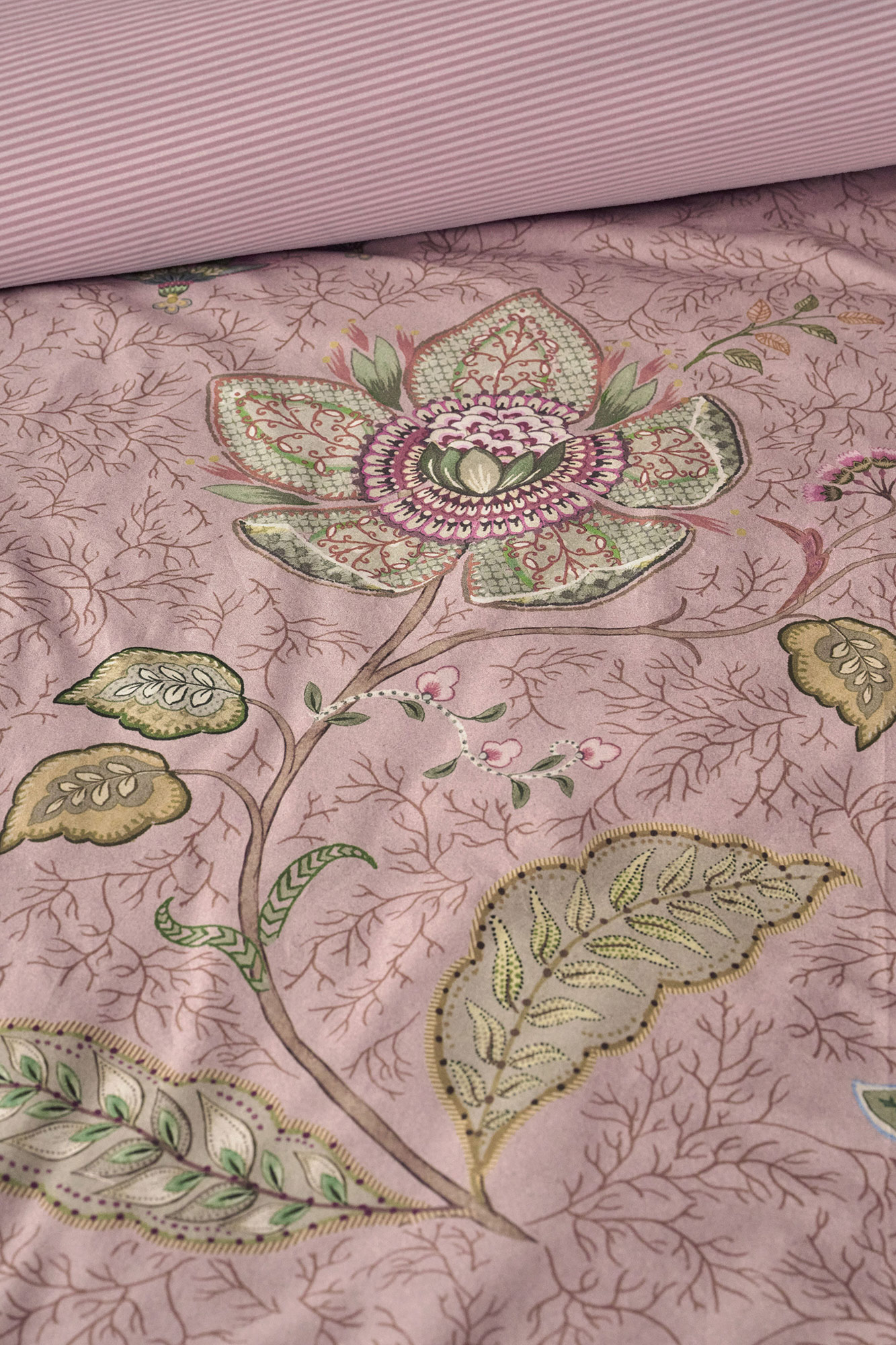 Pip Studio Perkalbettwäsche Mumbai Morning | Rosa