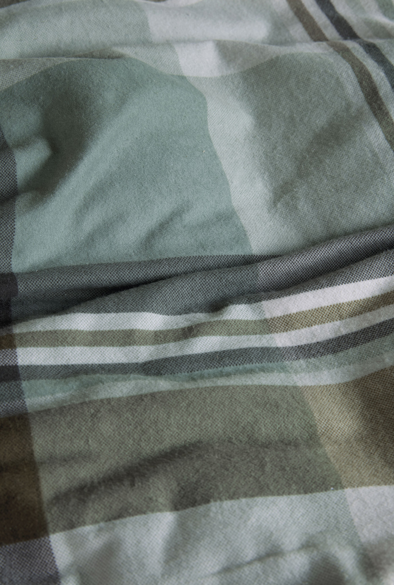 Beddinghouse Flanellbettwäsche Vernon | grün