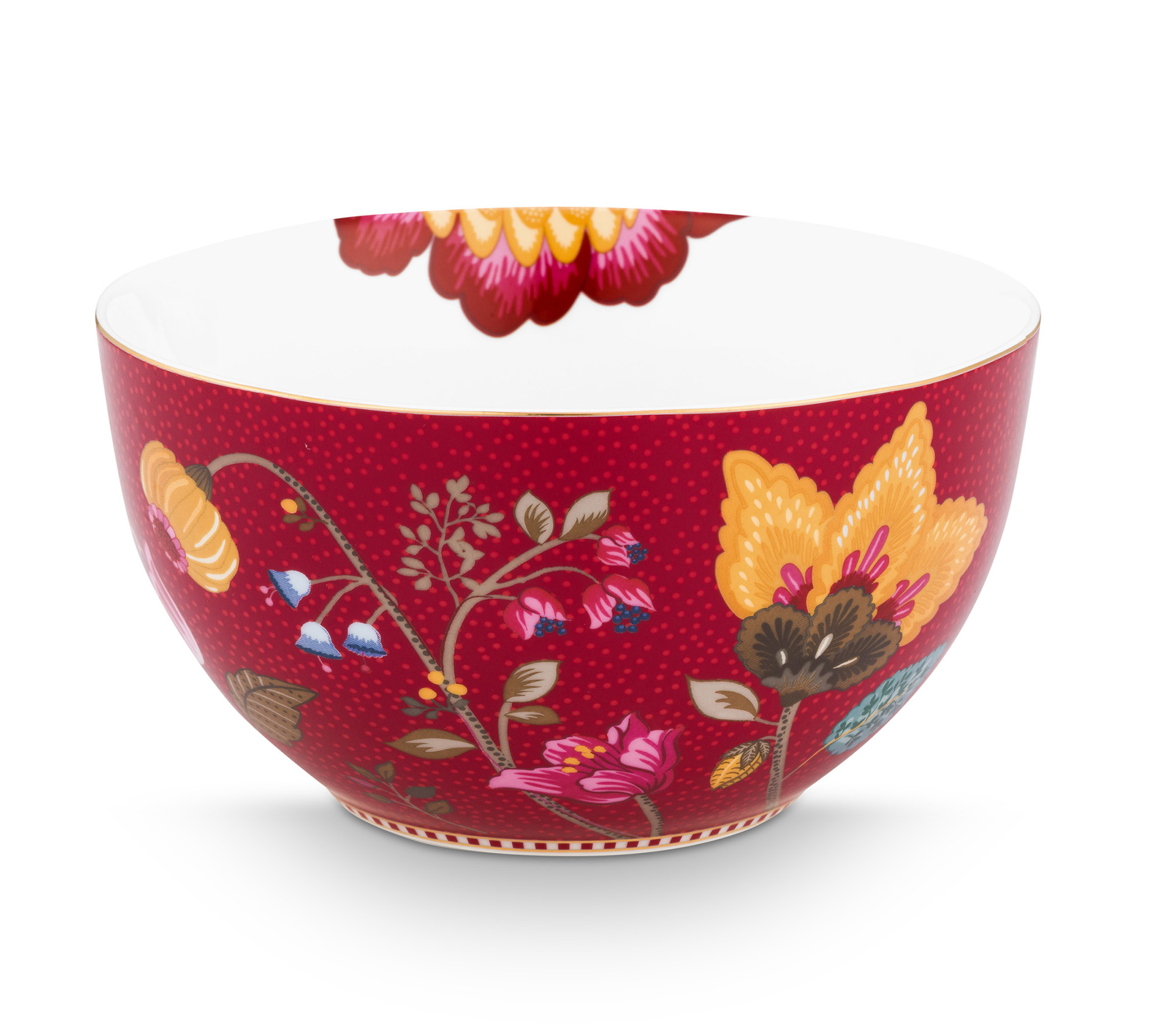 Pip Studio Schüssel Blooming Tales | Dark Red