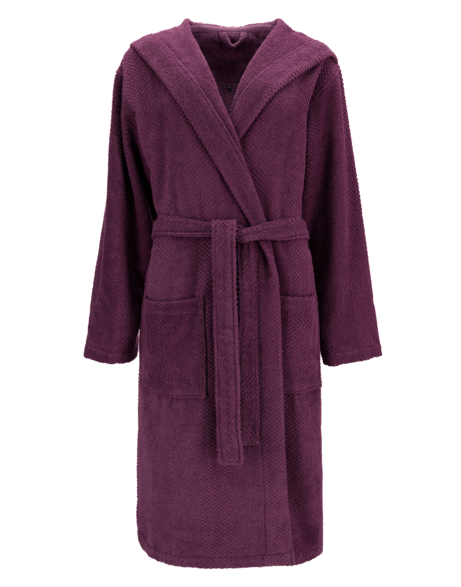 Vossen Unisex Wellness Bademantel Samu | 3880 elderberry Vossen Unisex Wellness Bademantel Samu | 3880 elderberry