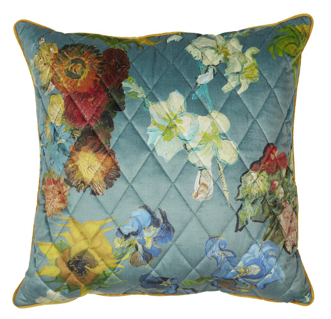 Beddinghouse Dekokissen Carré Fleuri | Grün