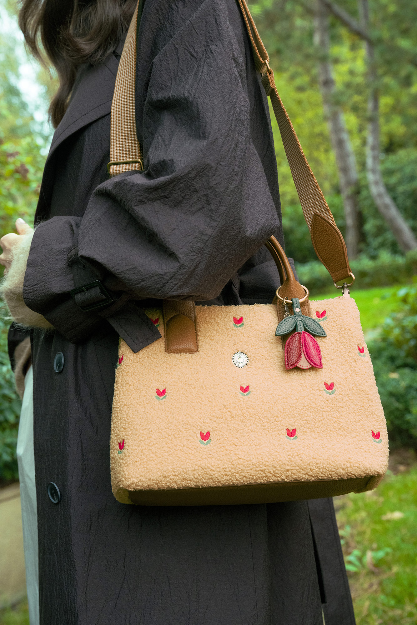 Pip Studio Handtasche Fia Teddy | sand
