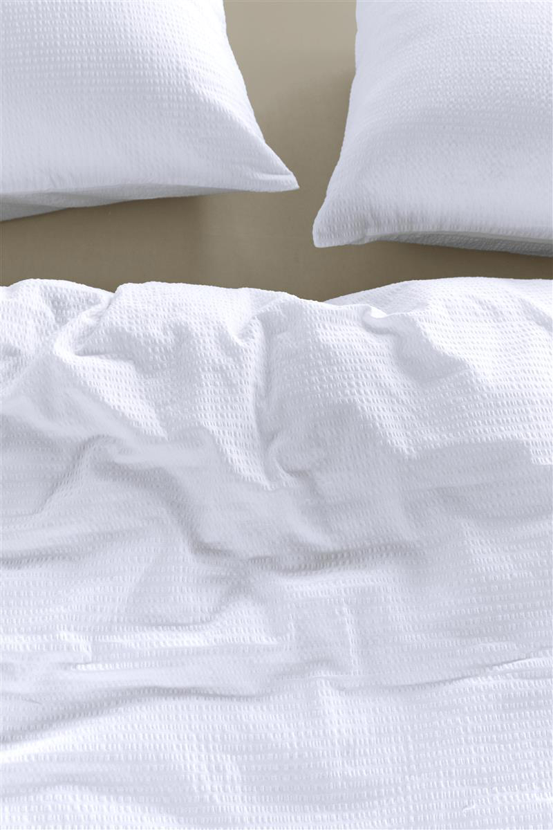 Beddinghouse Seersucker-Bettwäsche Summer | Weiß