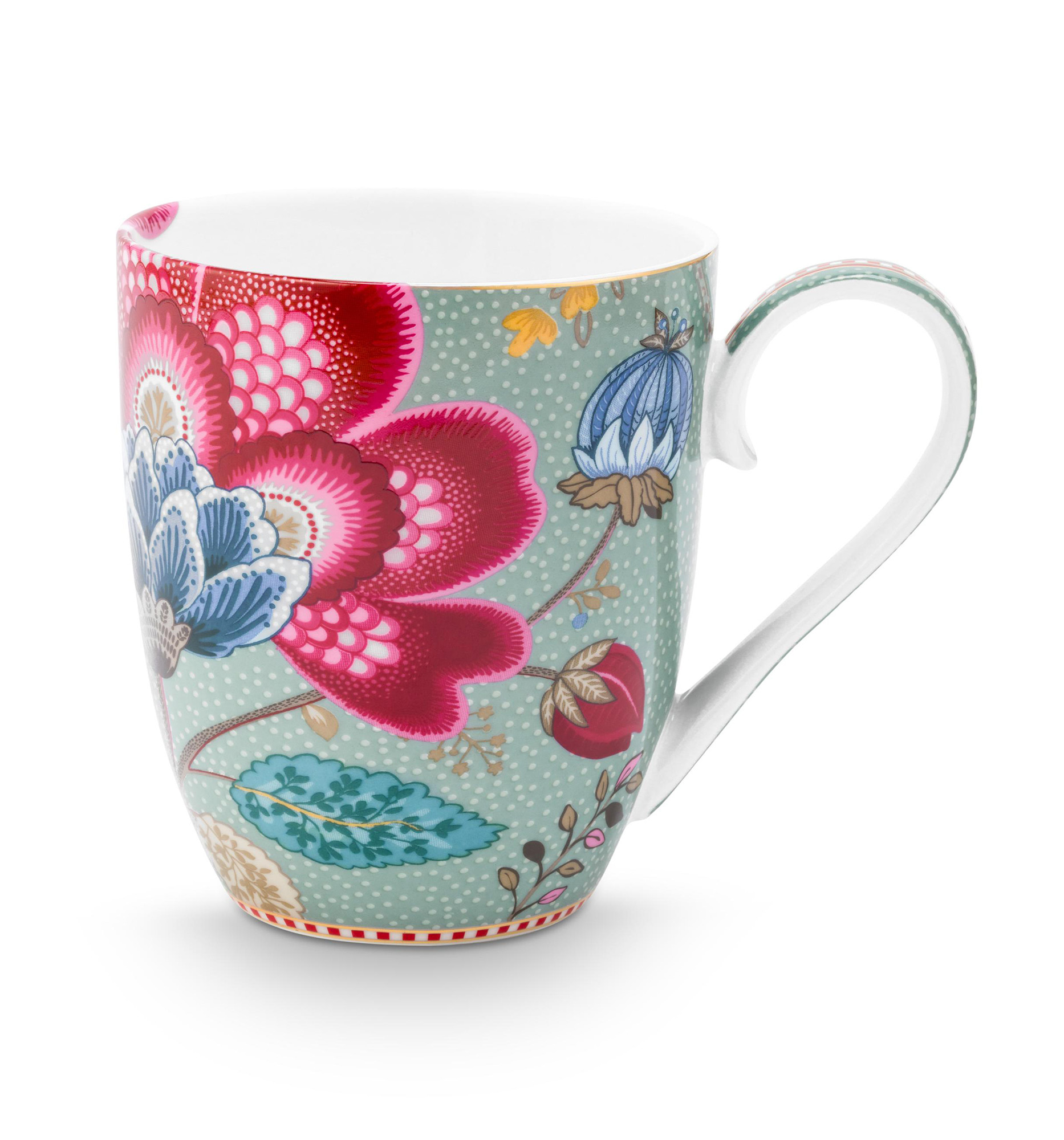 Pip Studio Tasse XL Blooming Tales | Fantasy Blue
