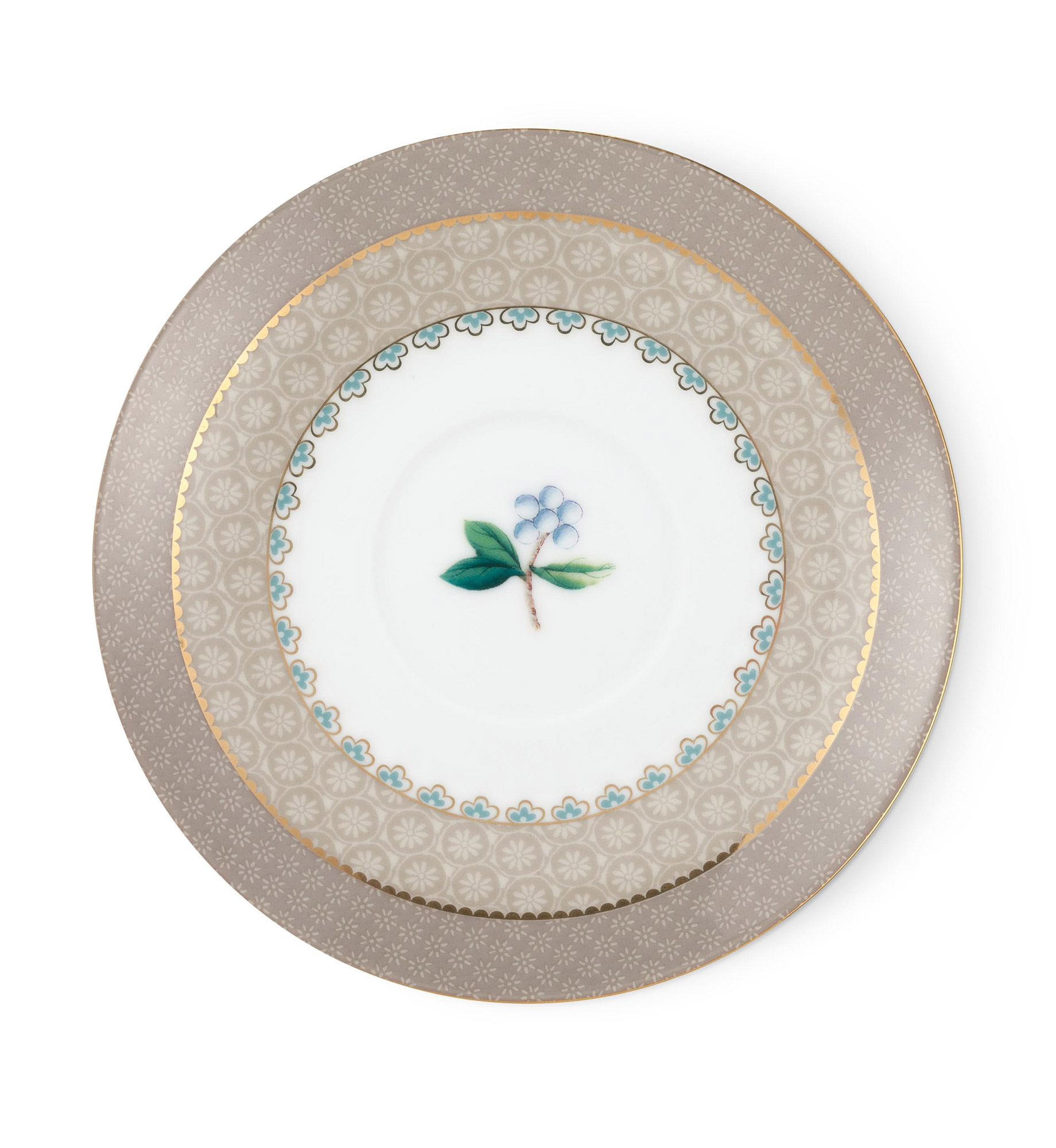 Pip Studio Cappuccino Tasse & Untertasse Blushing Birds | kh