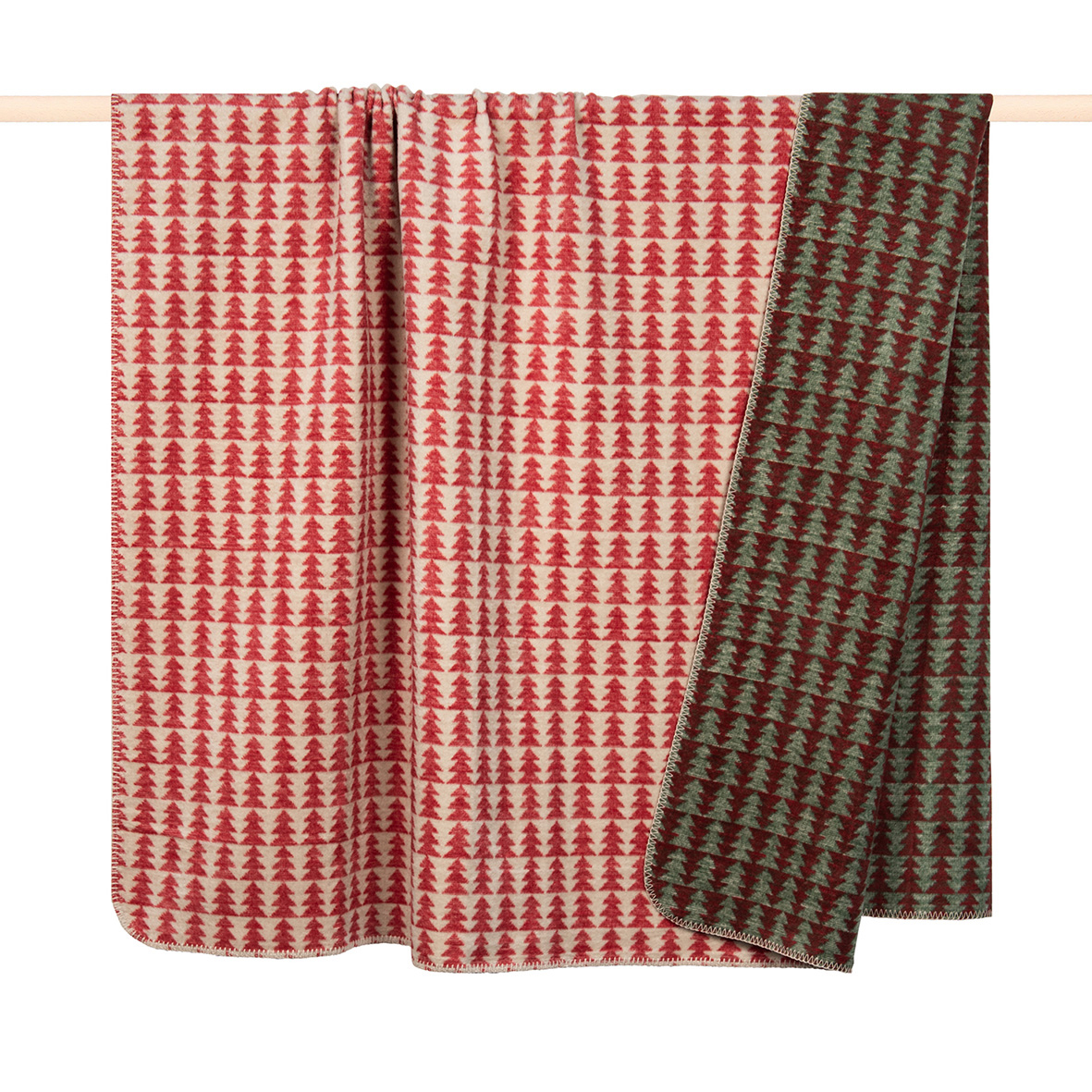 Pad Wohndecke Tree | red-green