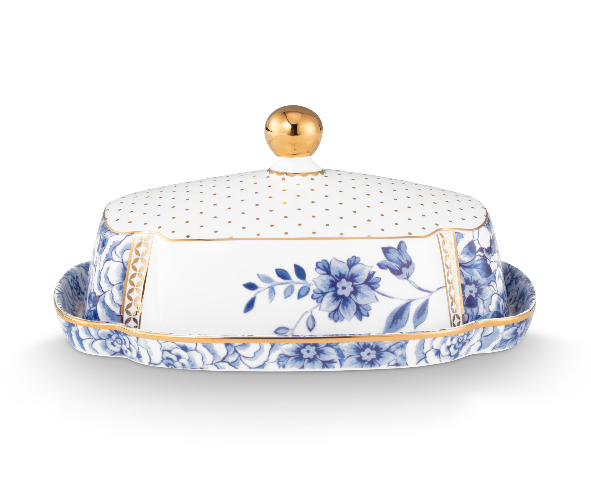 Pip Studio Butterdose Royal | White