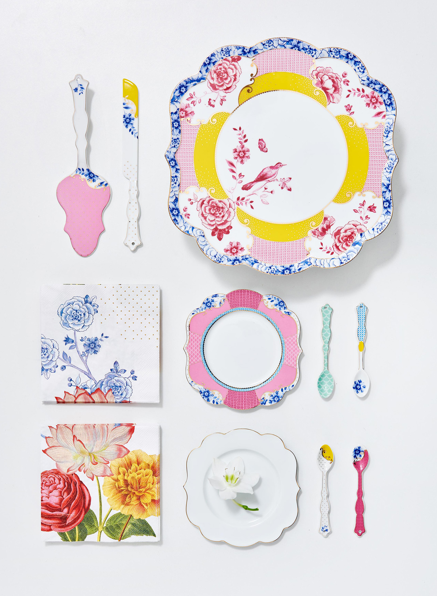 Pip Studio 2er Set Tortenheber Tortenmesser Royal | multi