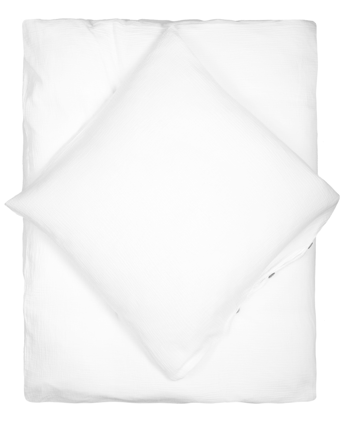 Living Dreams Musselin-Bettwäsche Flash | 100 Offwhite