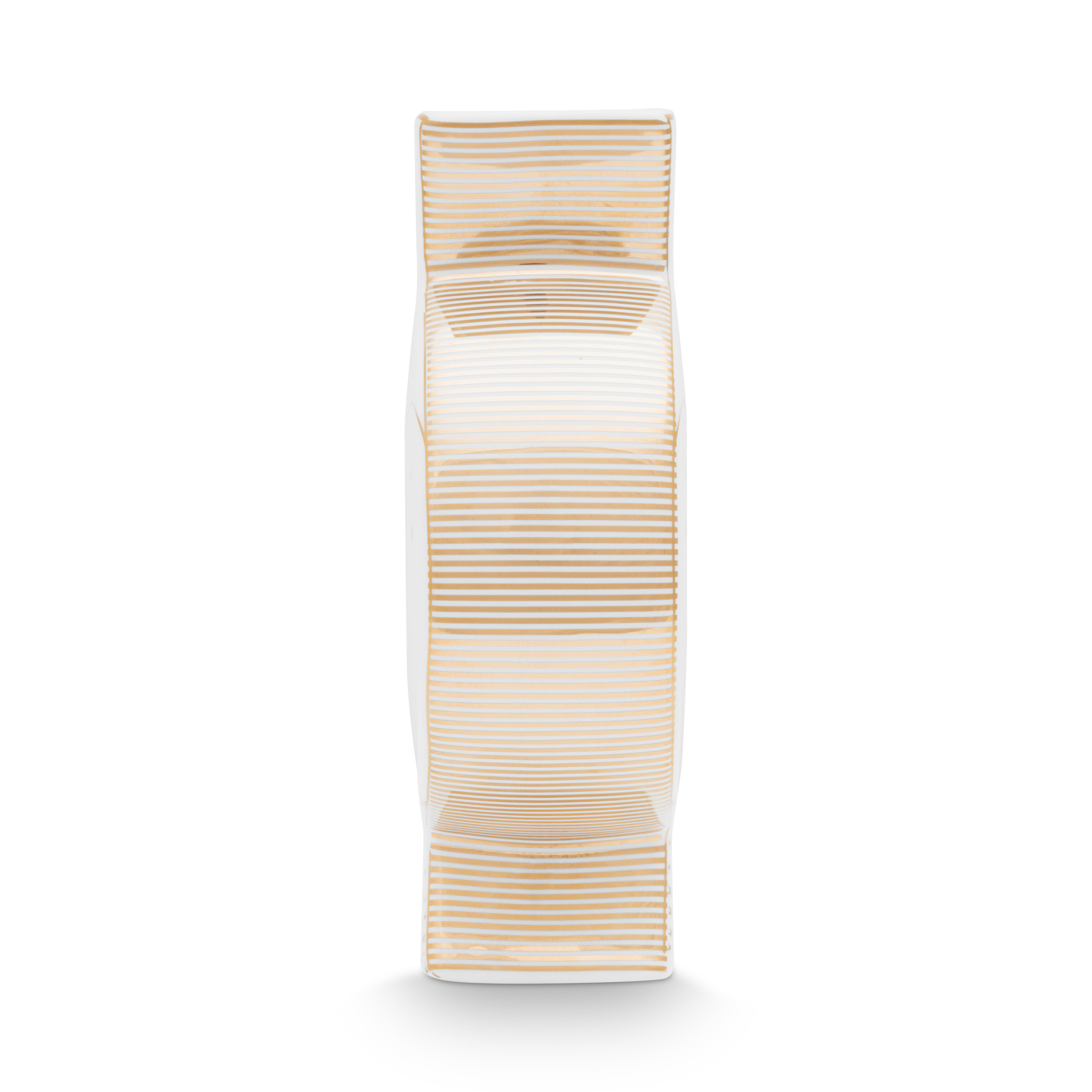 Pip Studio flache Vase Christmas | Weiss
