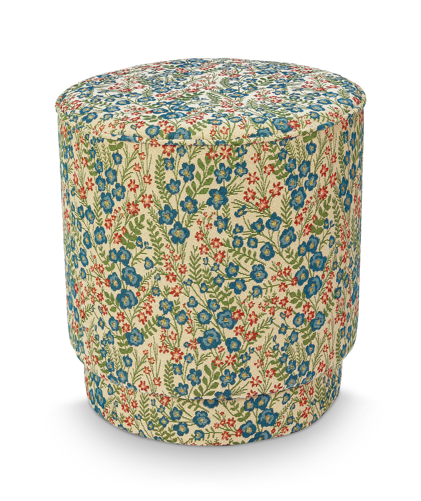 Pip Studio Pouf Sitzpouf Poppy Jacquard | blau