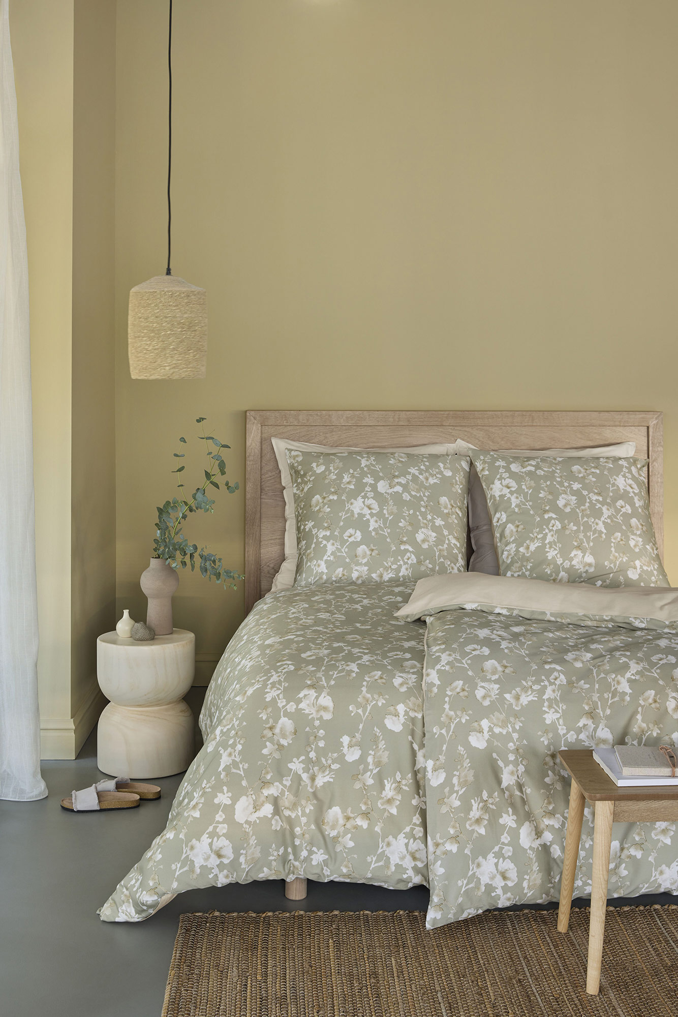 Beddinghouse  Baumwoll-Bettwäsche Clara | grün