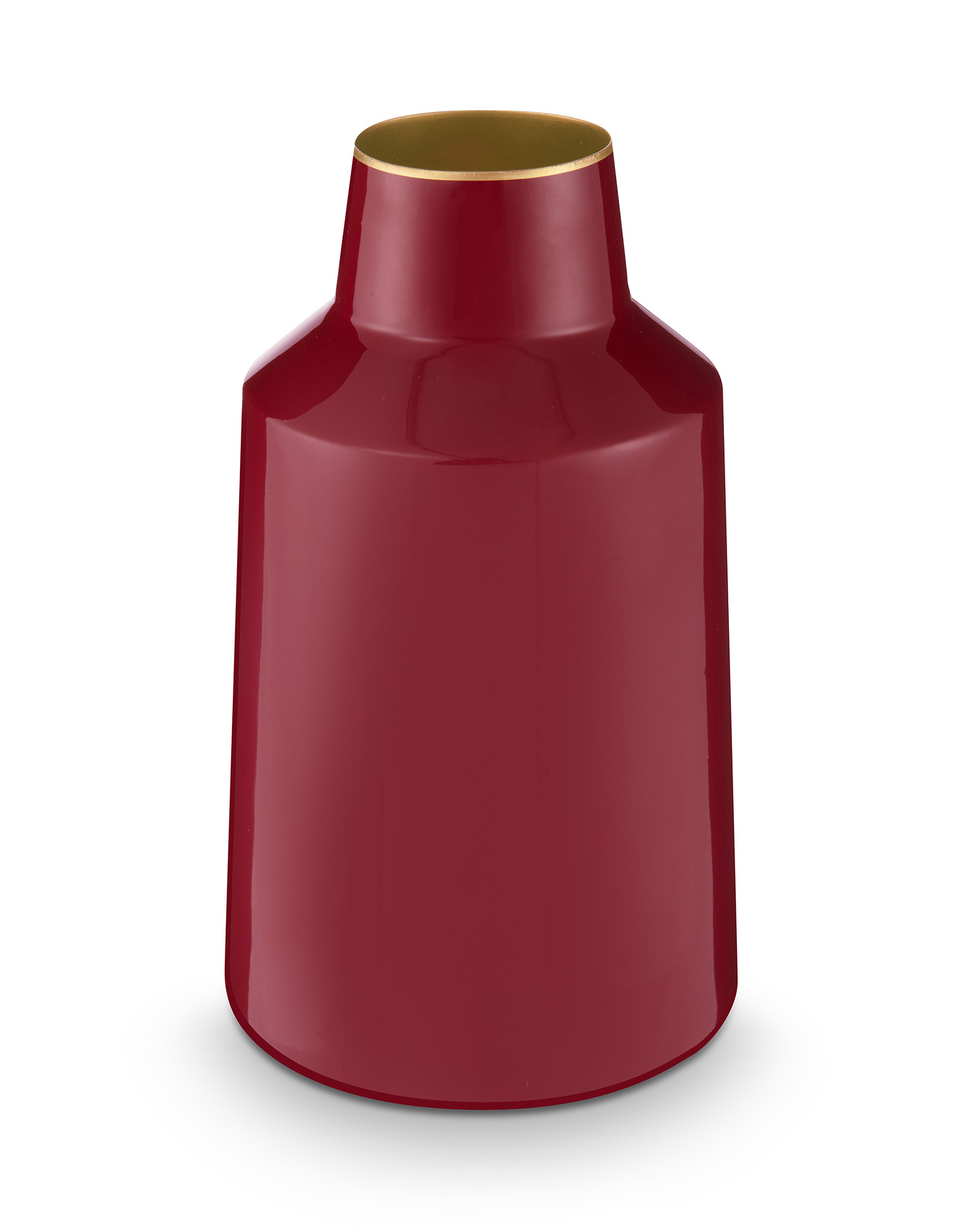Pip Studio Metall Vase  | Red