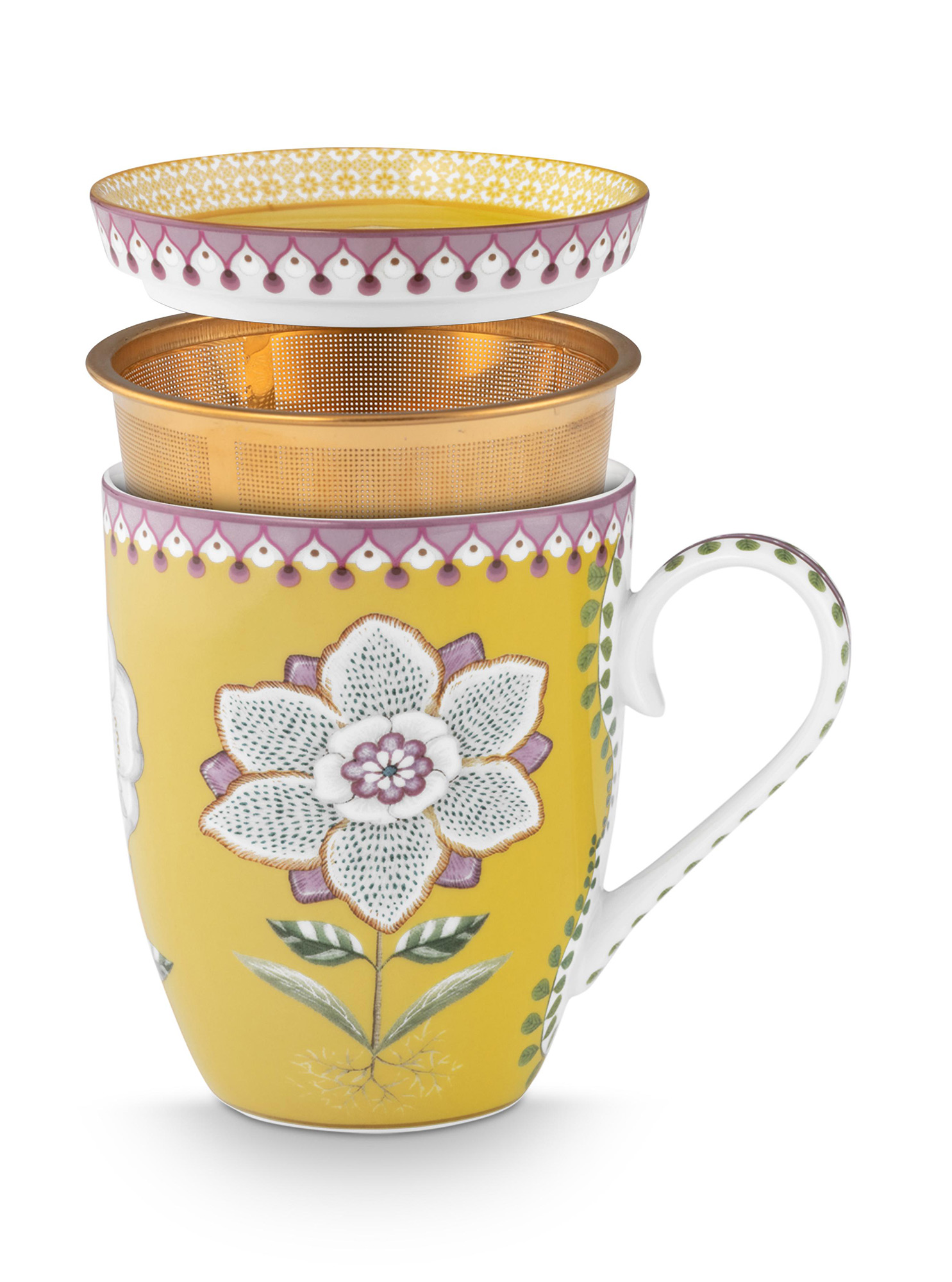 Pip Studio Tea for One Lily & Lotus | Yellow
