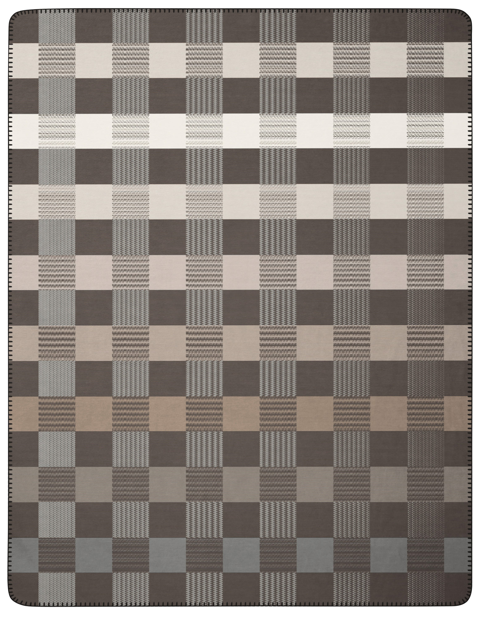Biederlack Plaid / Decke Shadow Check