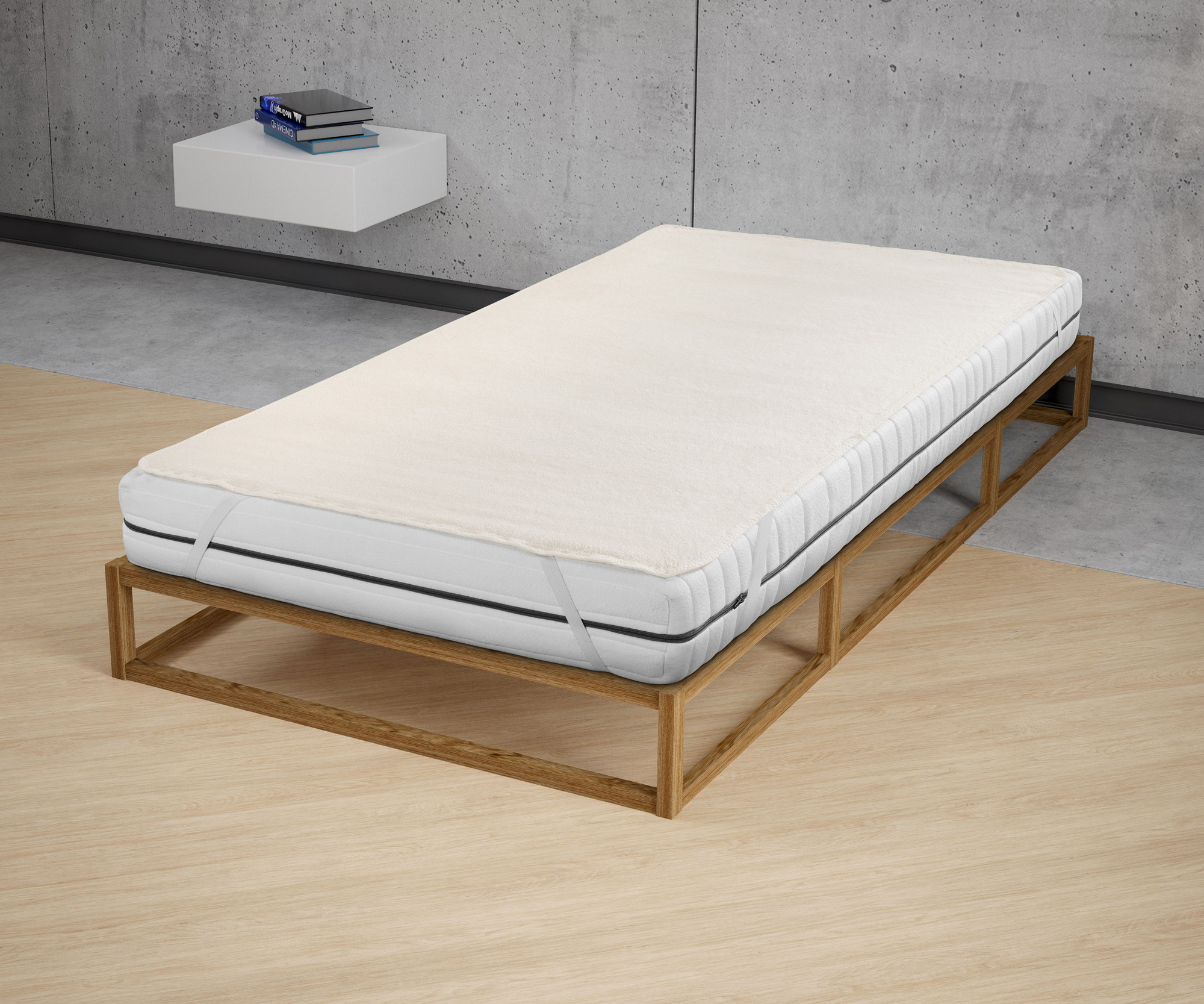 Biberna Sleep & Protect Molton-Matratzenauflage | 141 Natur
