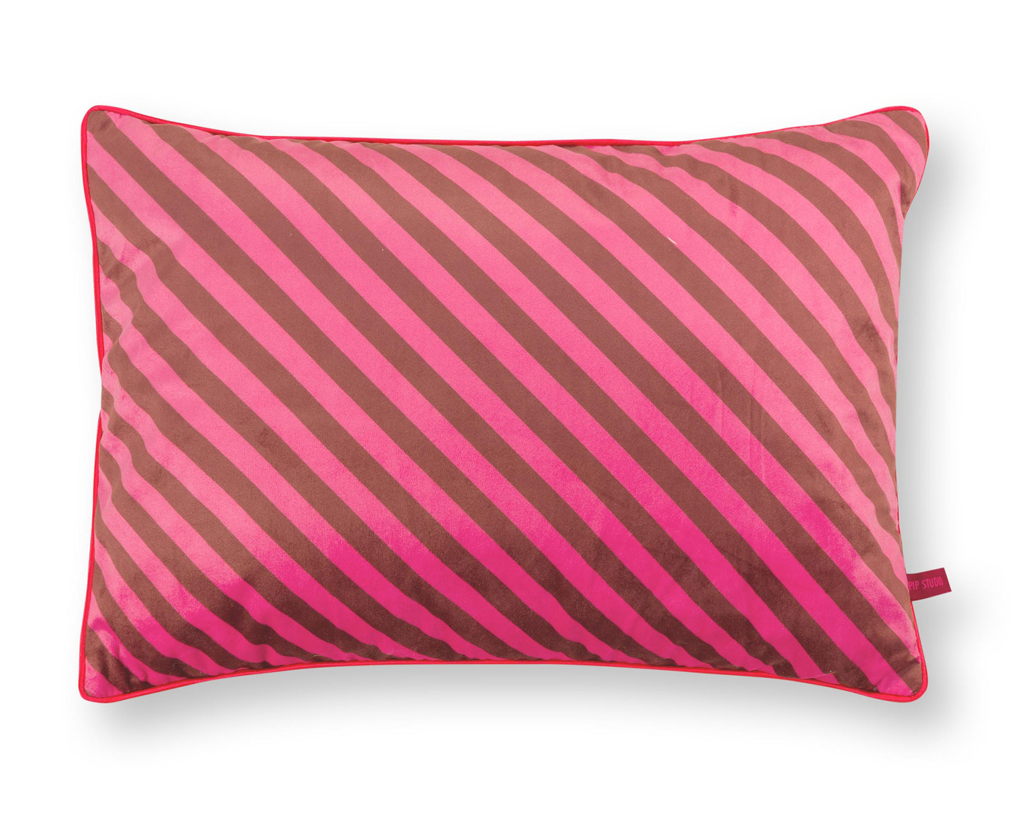 Pip Studio Kissen Block Stripe | pink