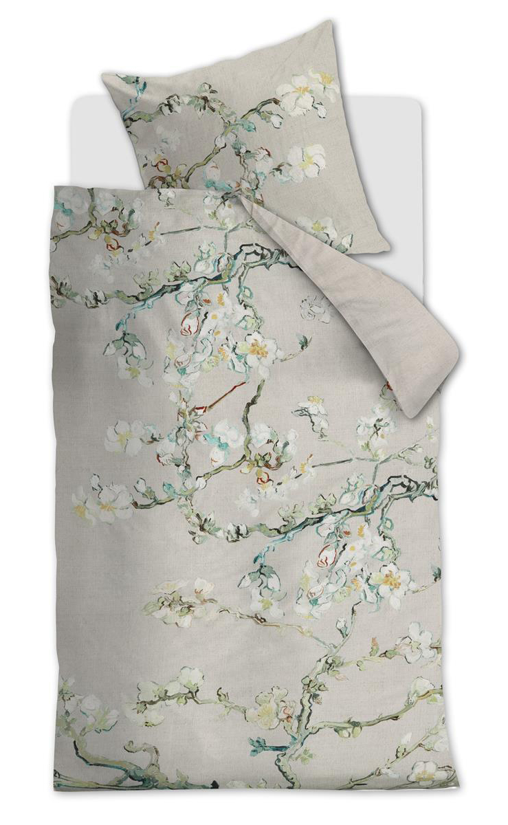 Beddinghouse Satin-Bettwäsche Blossoming | Sand