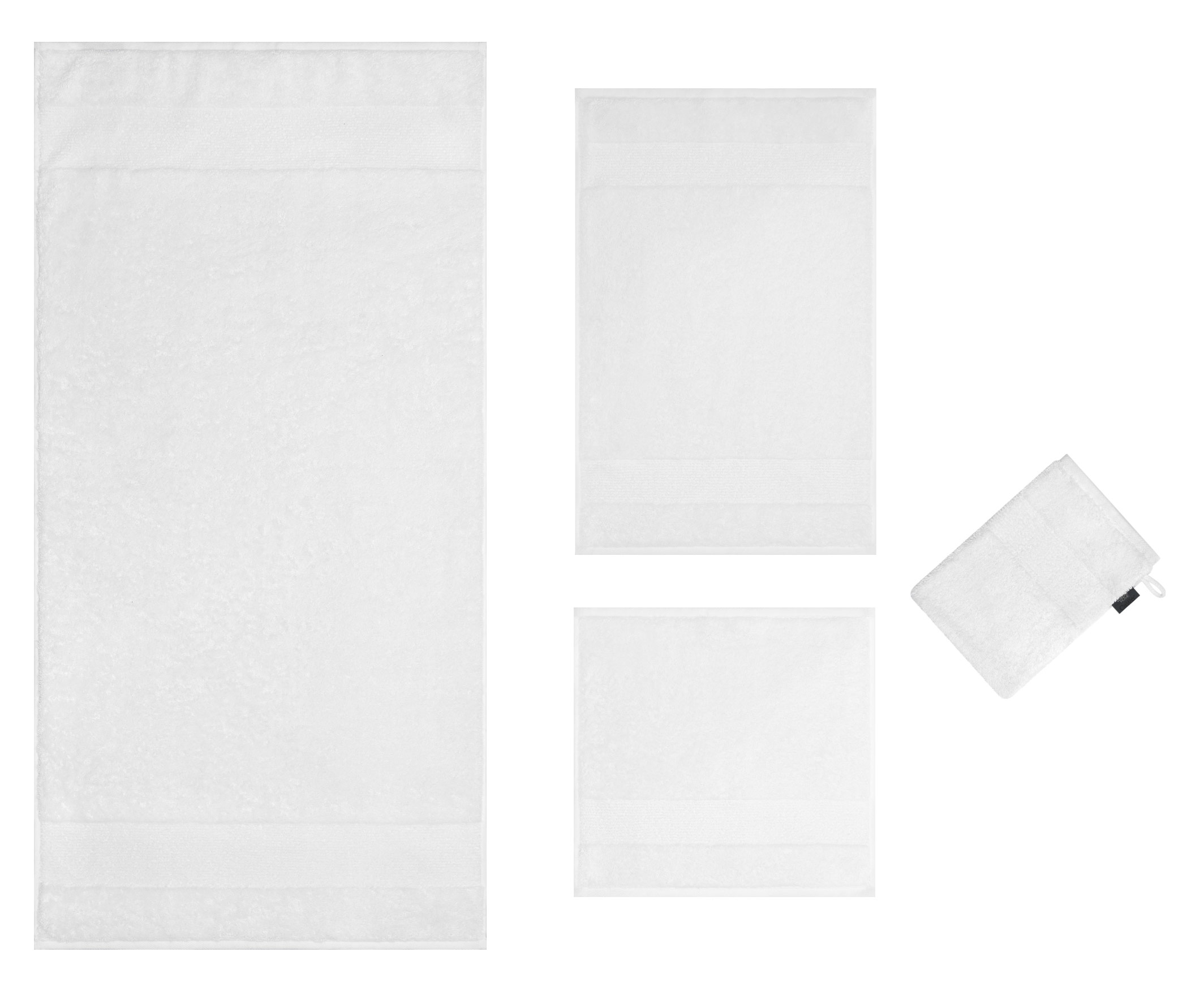 Cawö Handtuch The Luxury 5000 | 600 weiß
