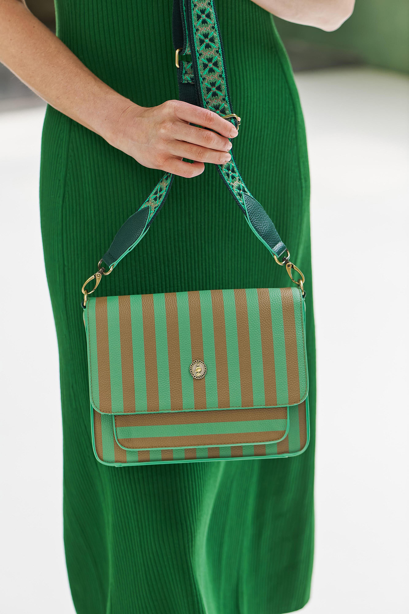 Pip Studio Taschengurt Embroidery | grün