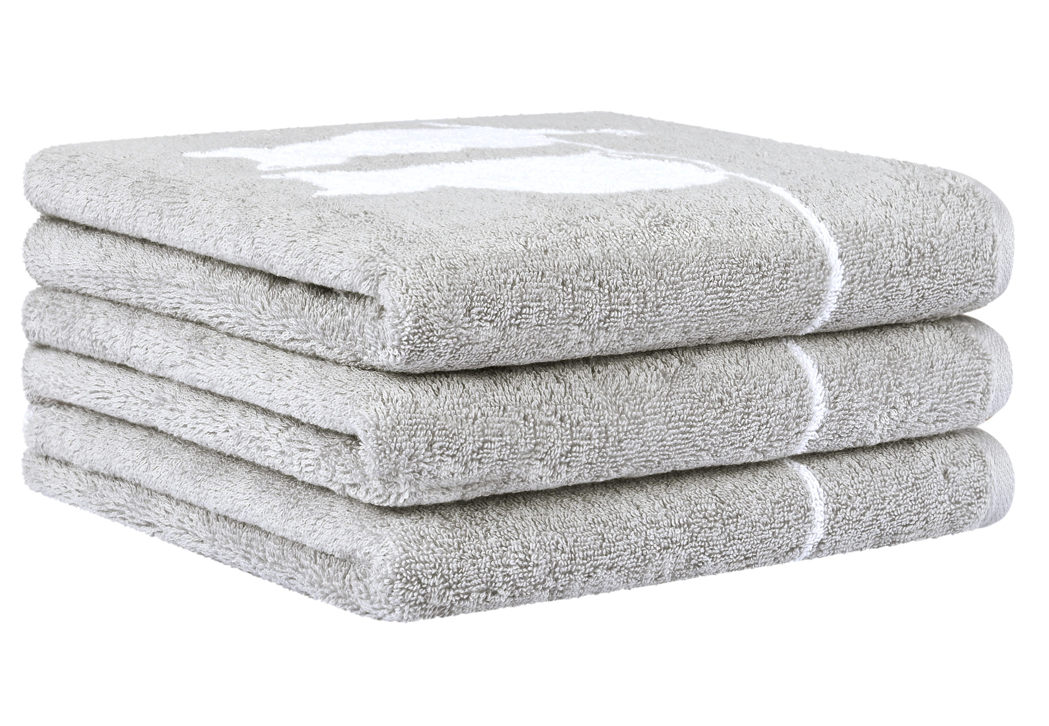 Cawö Handtuch Cute Cats | 76 platin/weiß