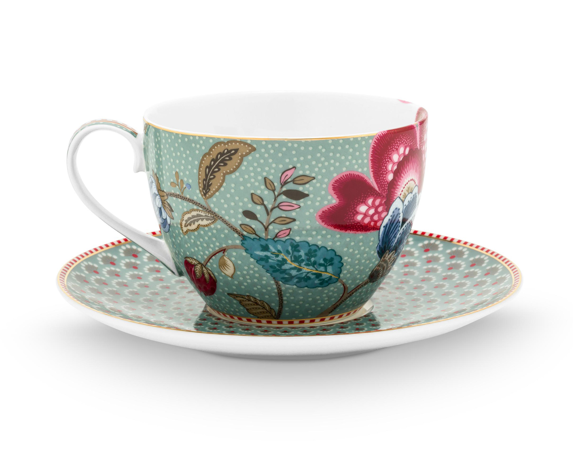 Pip Studio 2er Set Tassen und Untertassen Blooming Tales | B