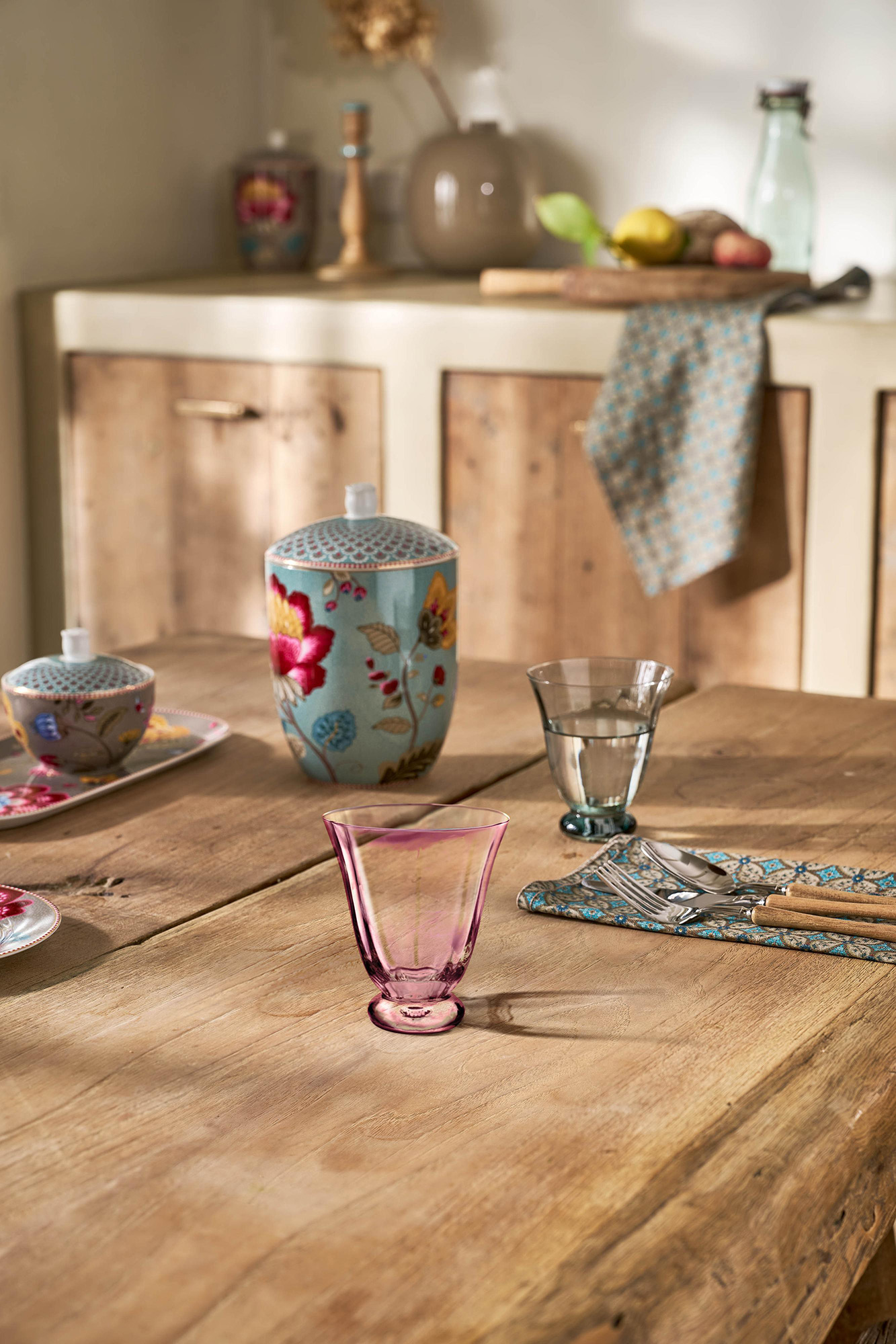 Pip Studio Wasserglas Tulip | Pink