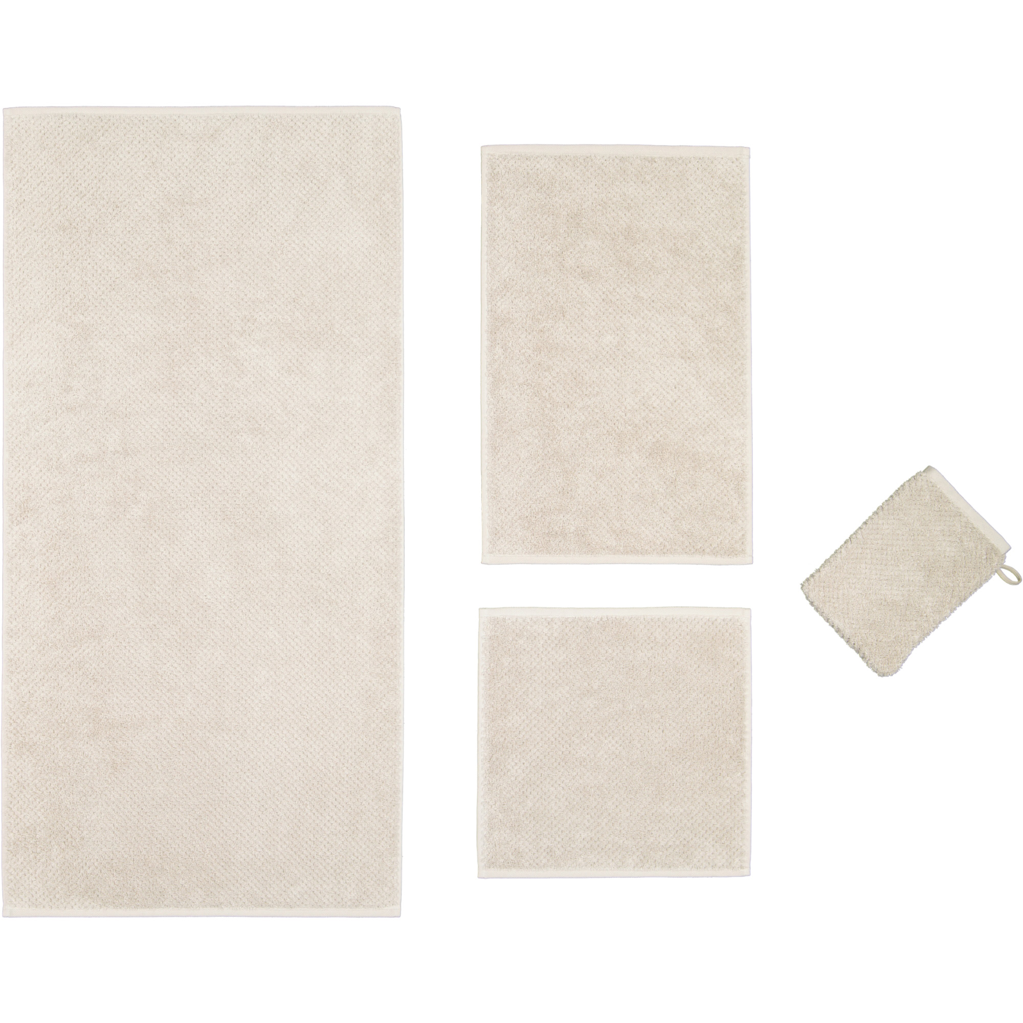 Cawö Handtuch  Pure 6500 | 730 Kreide