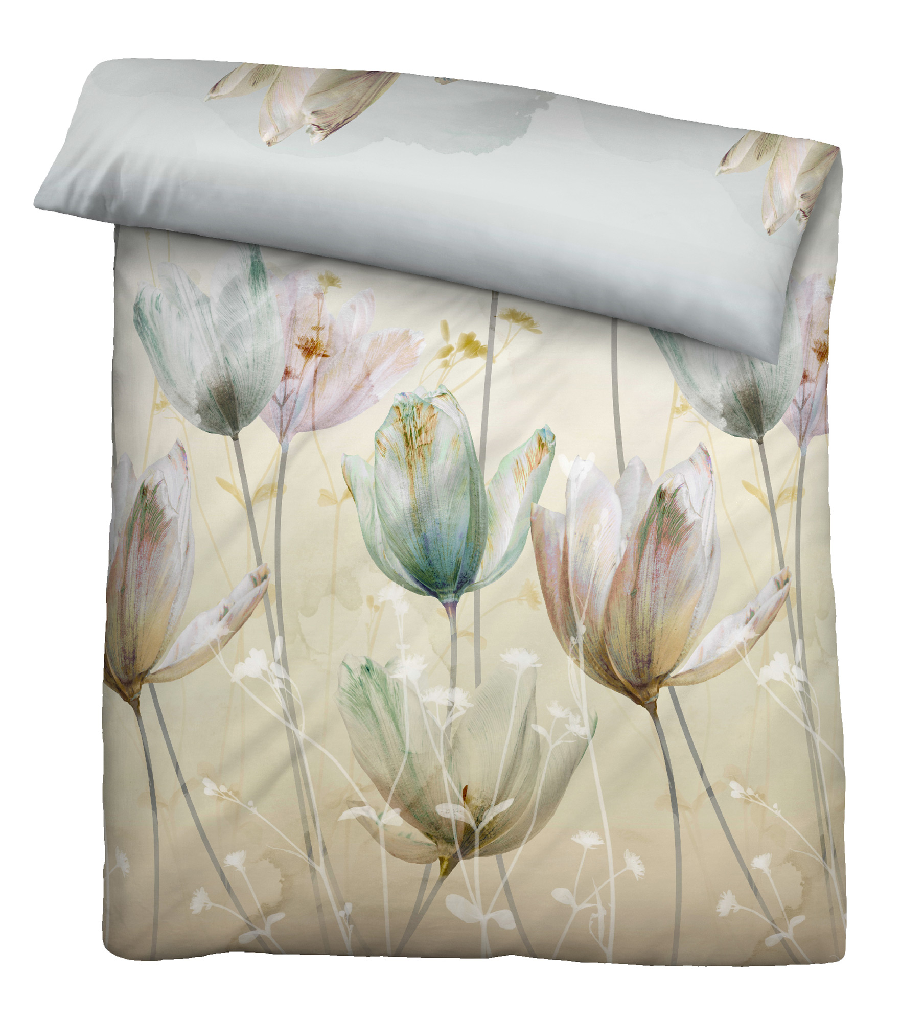 Biberna Satin-Bettwäsche 0614508 | 569 Perlmutt