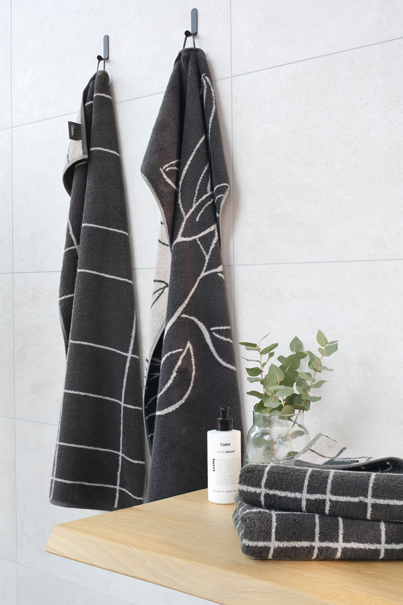 Cawö Handtuch Atelier 6239 | 77 basalt