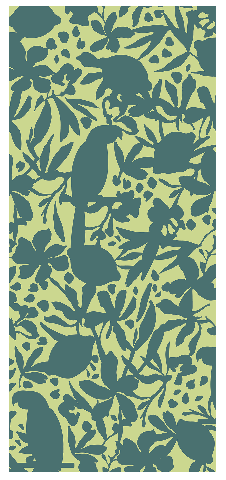 Cawö Strandtuch Jacquard Beach Tropical 5576 | 44 jungle