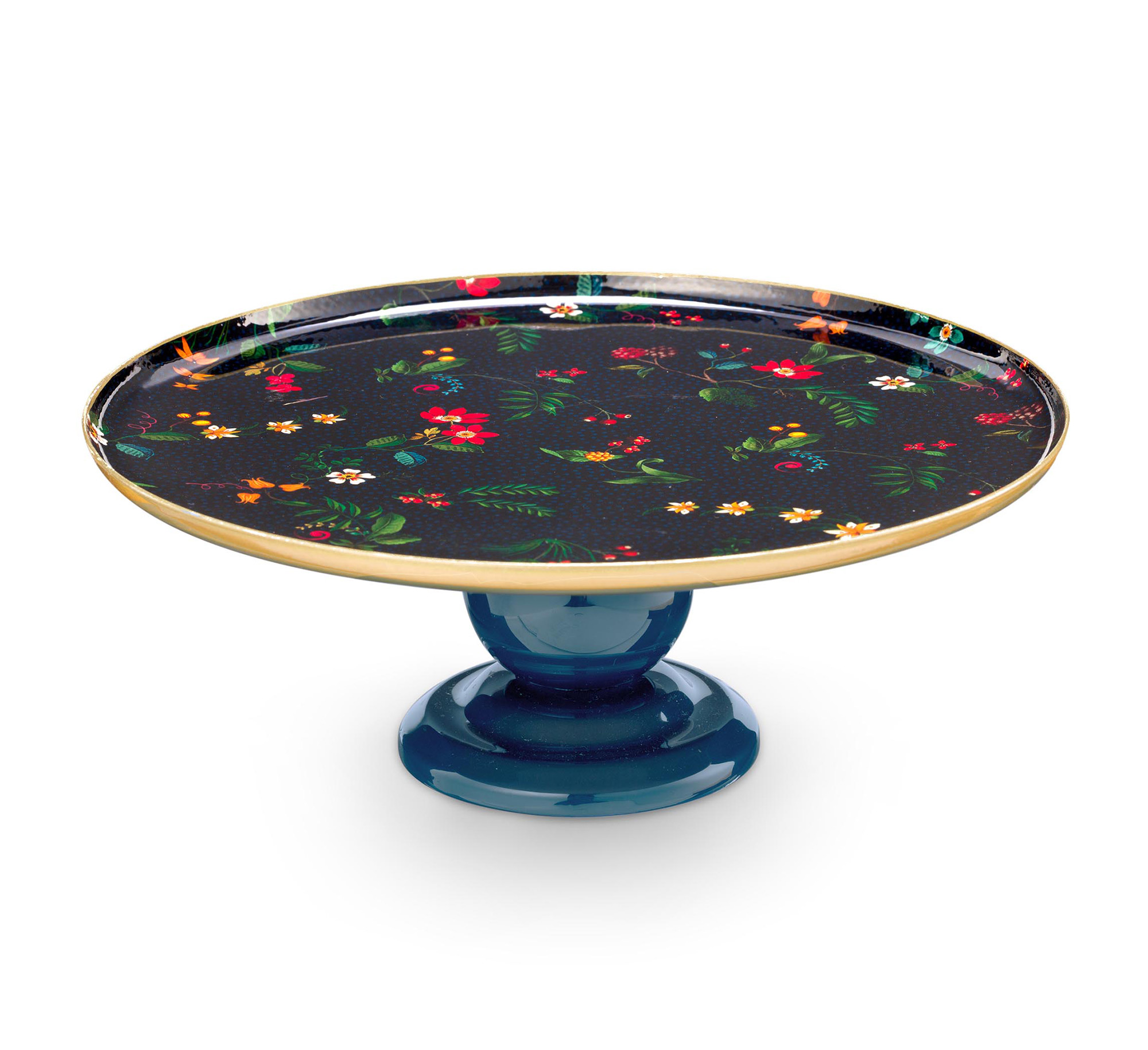 Pip Studio Tortenplatte Metall Berry Blues | blau