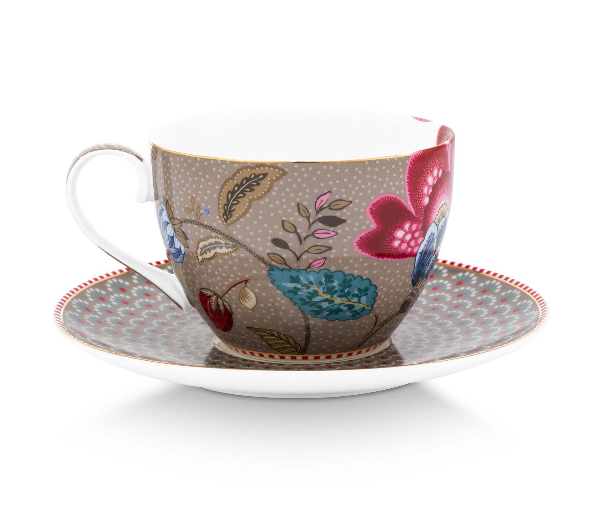Pip Studio Tasse und Untertasse Blooming Tales | Fantasy Kha