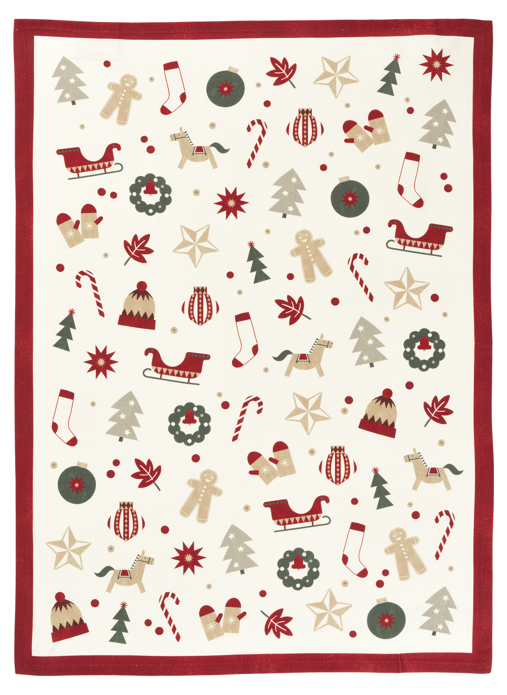 Sander Geschirrtuch All 4 X-mas | 01 red/green