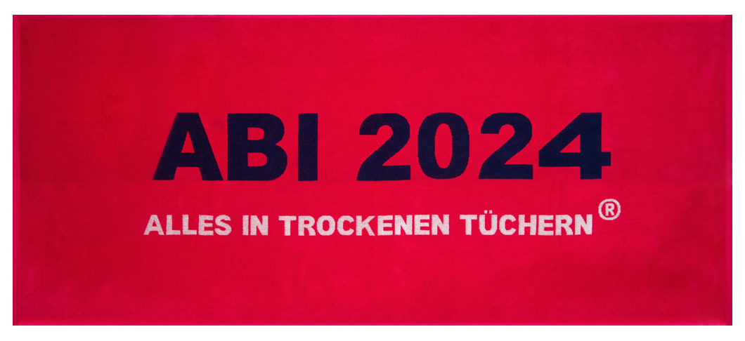 Egeria Strandtuch ABI 2024 | 294 Karmin