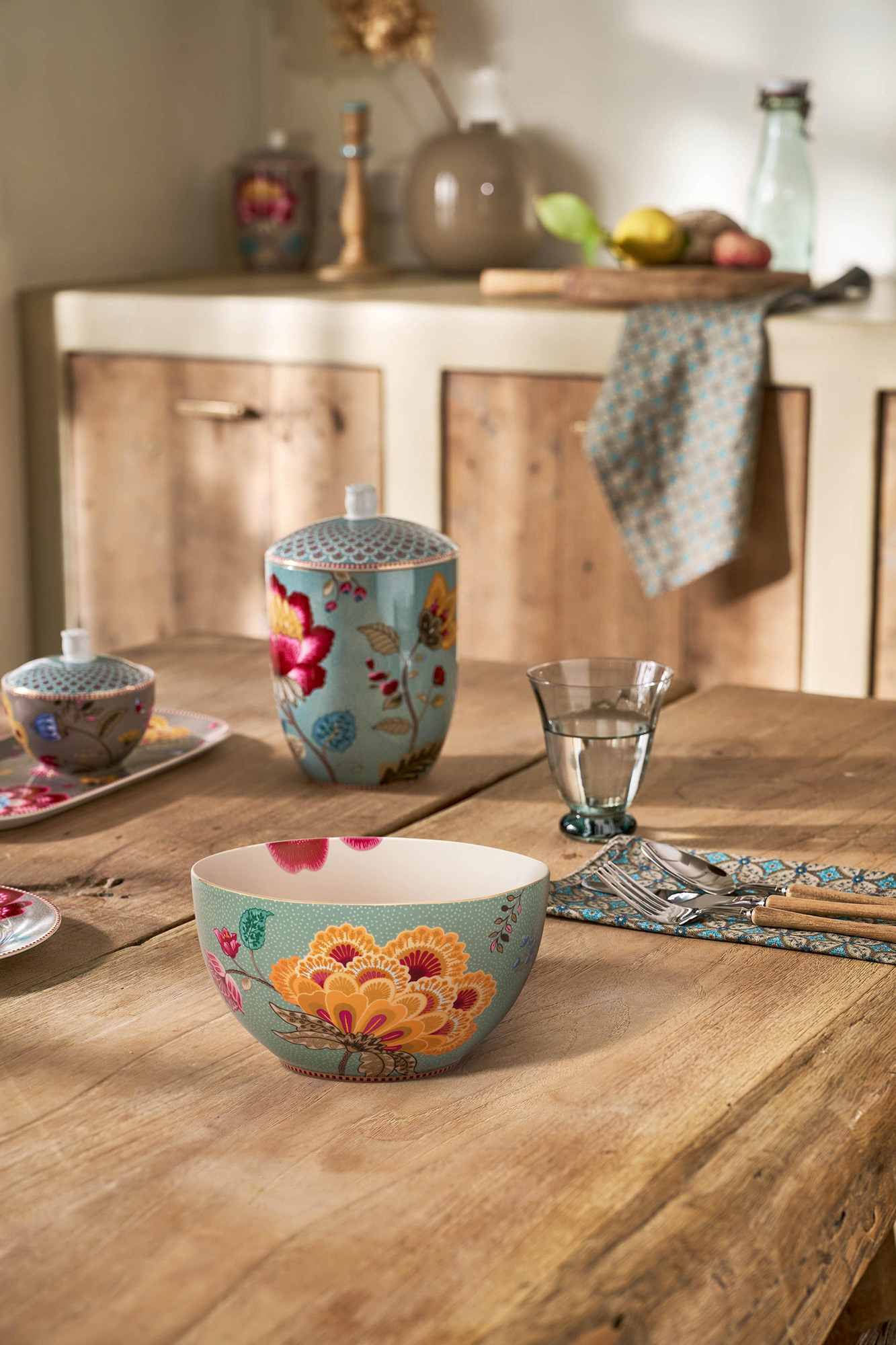 Pip Studio Schale Blooming Tales | Fantasy Blue