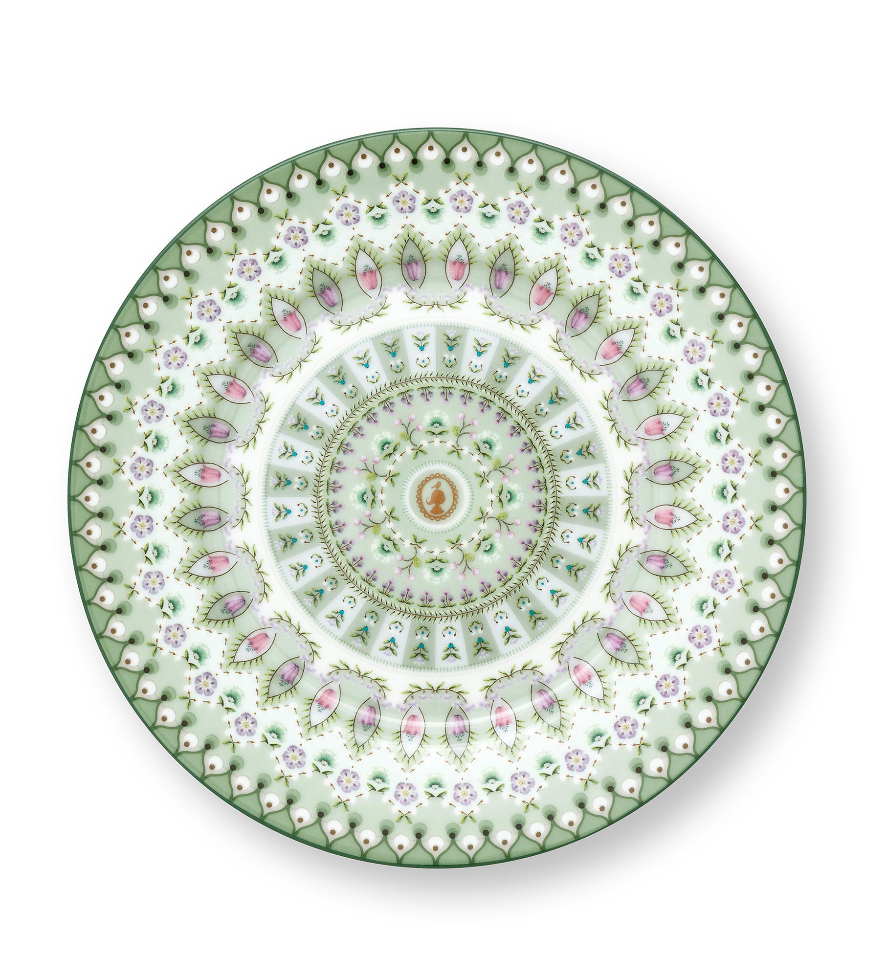 Pip Studio Gebäckteller Lily&Lotus | hellgrün