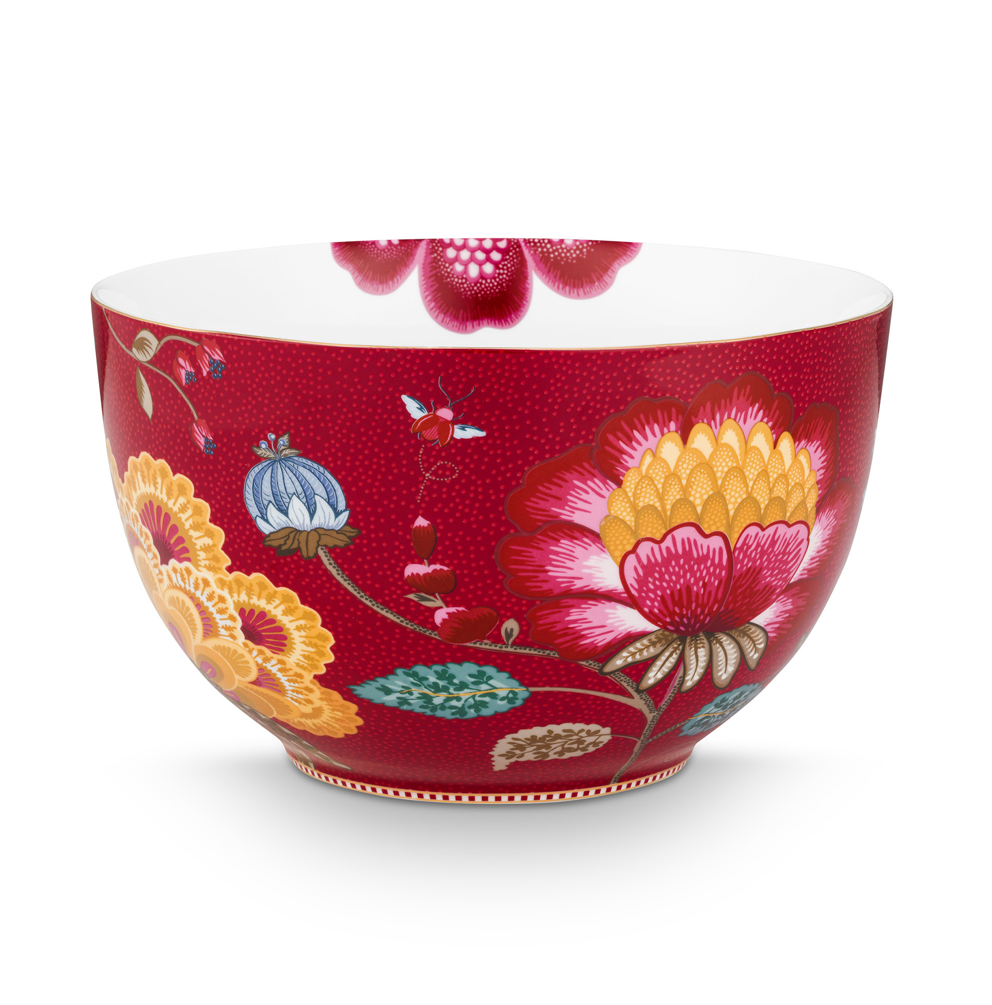 Pip Studio Schüssel Blooming Tales | Dark Red