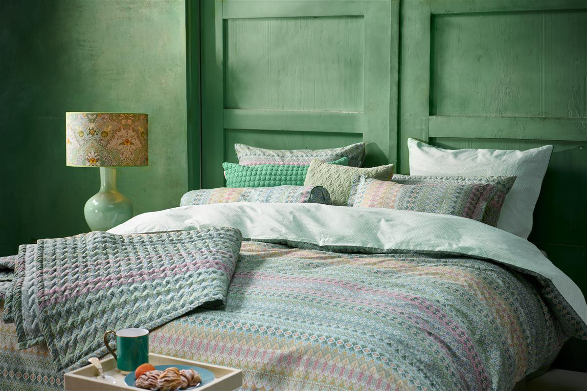 Pip Studio Perkalbettwäsche Ashanti | grün