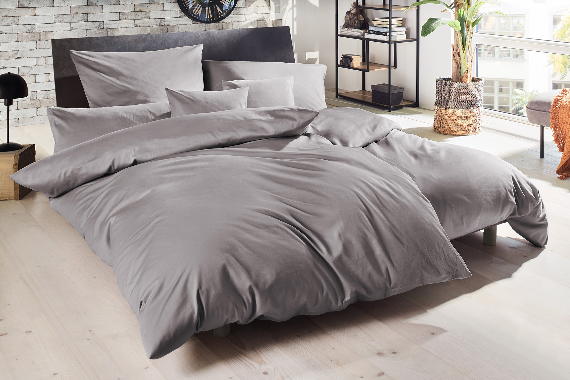 Thomas Luxus Satin-Bettwäsche  | 885 graphit