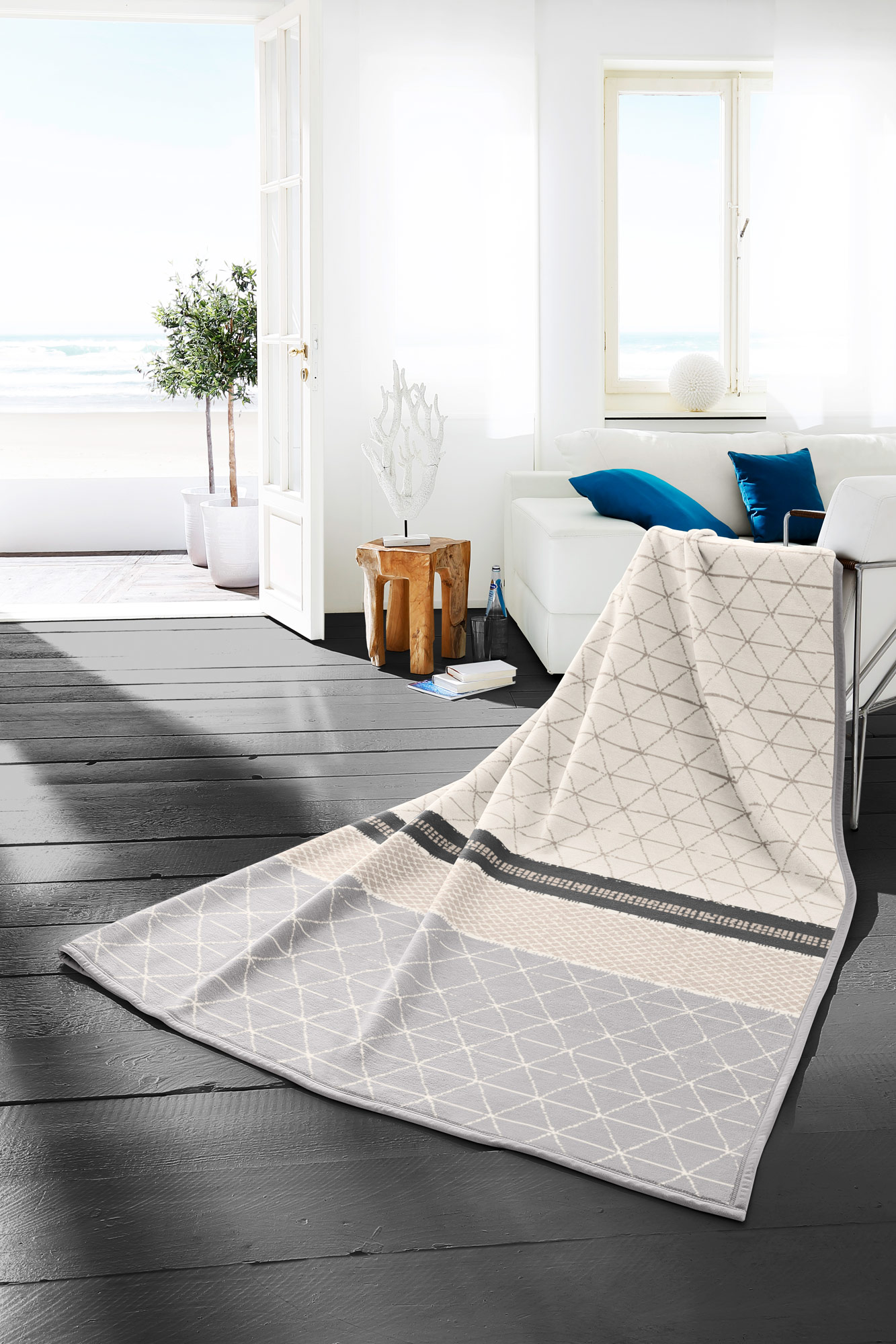 Biederlack Plaid / Decke Cotton Home 17 | Boho