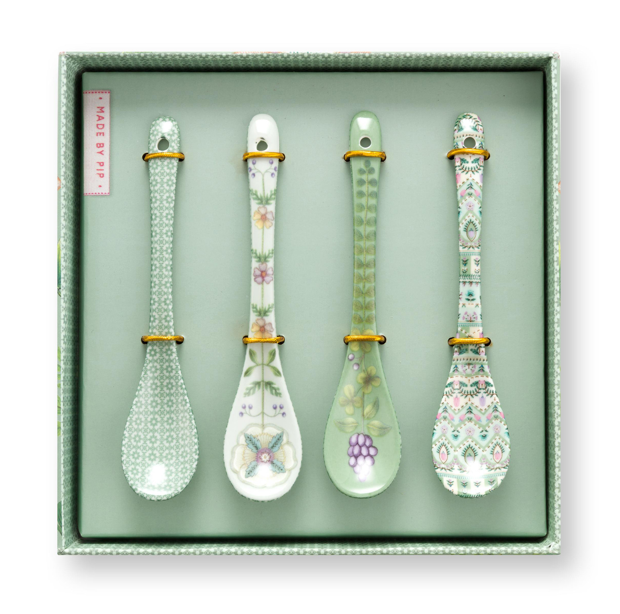 Pip Studio 4 Teelöffel Lily & Lotus | Light Green
