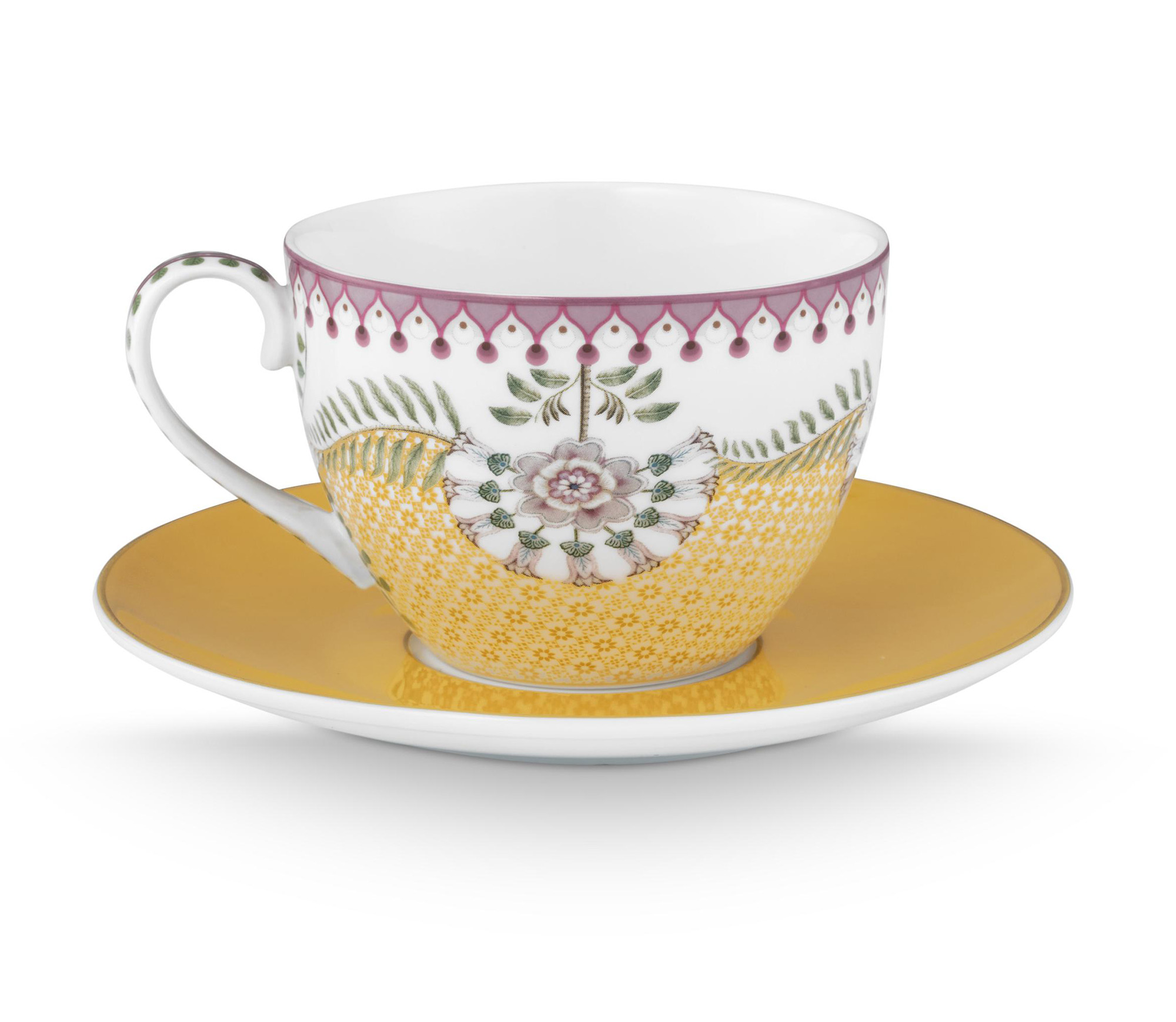 Pip Studio Tasse & Untertasse Lily & Lotus | Yellow