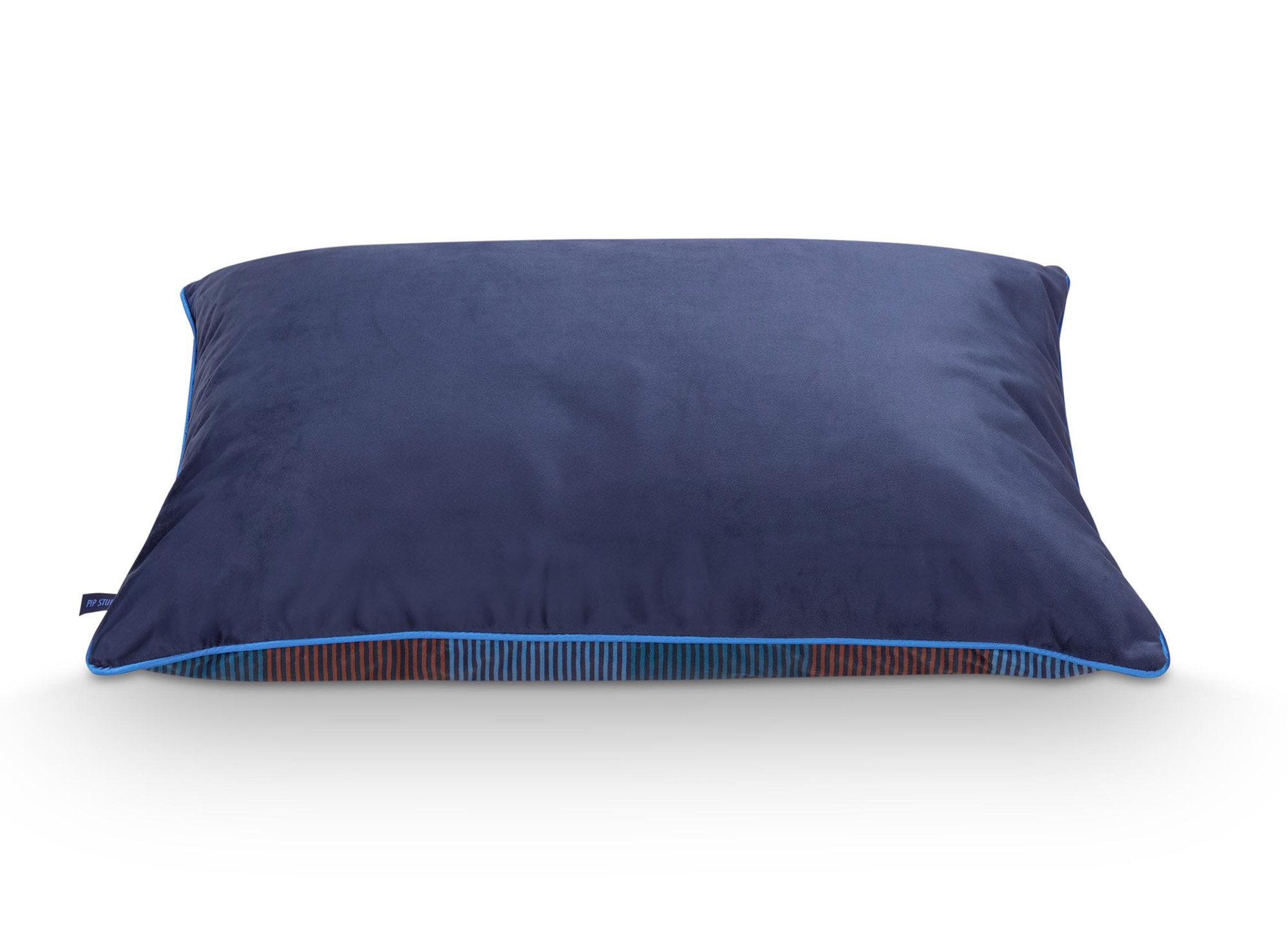 Pip Studio Kissen Multi Stripe | blau
