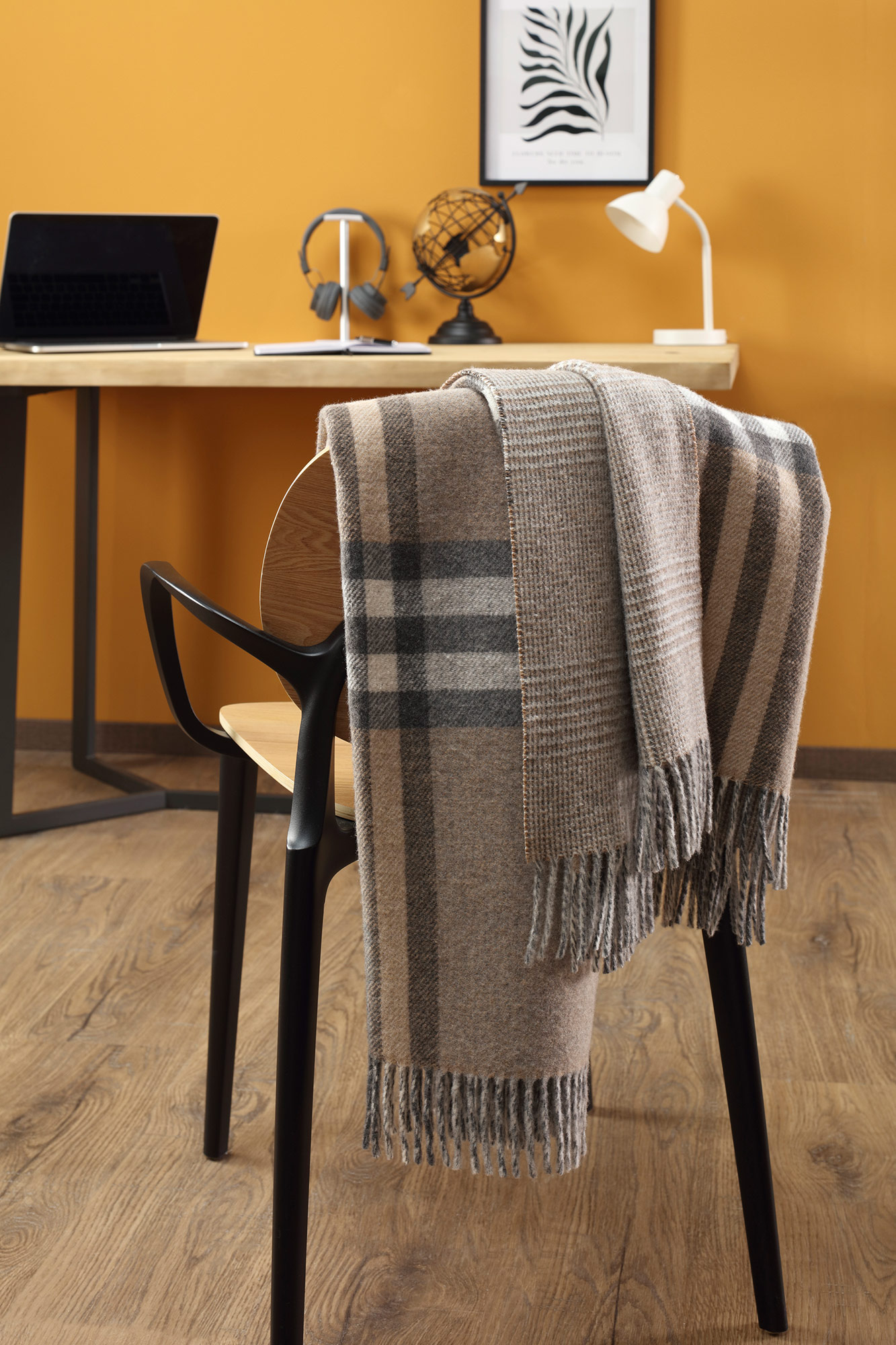 Biederlack Plaid / Decke Twin Check